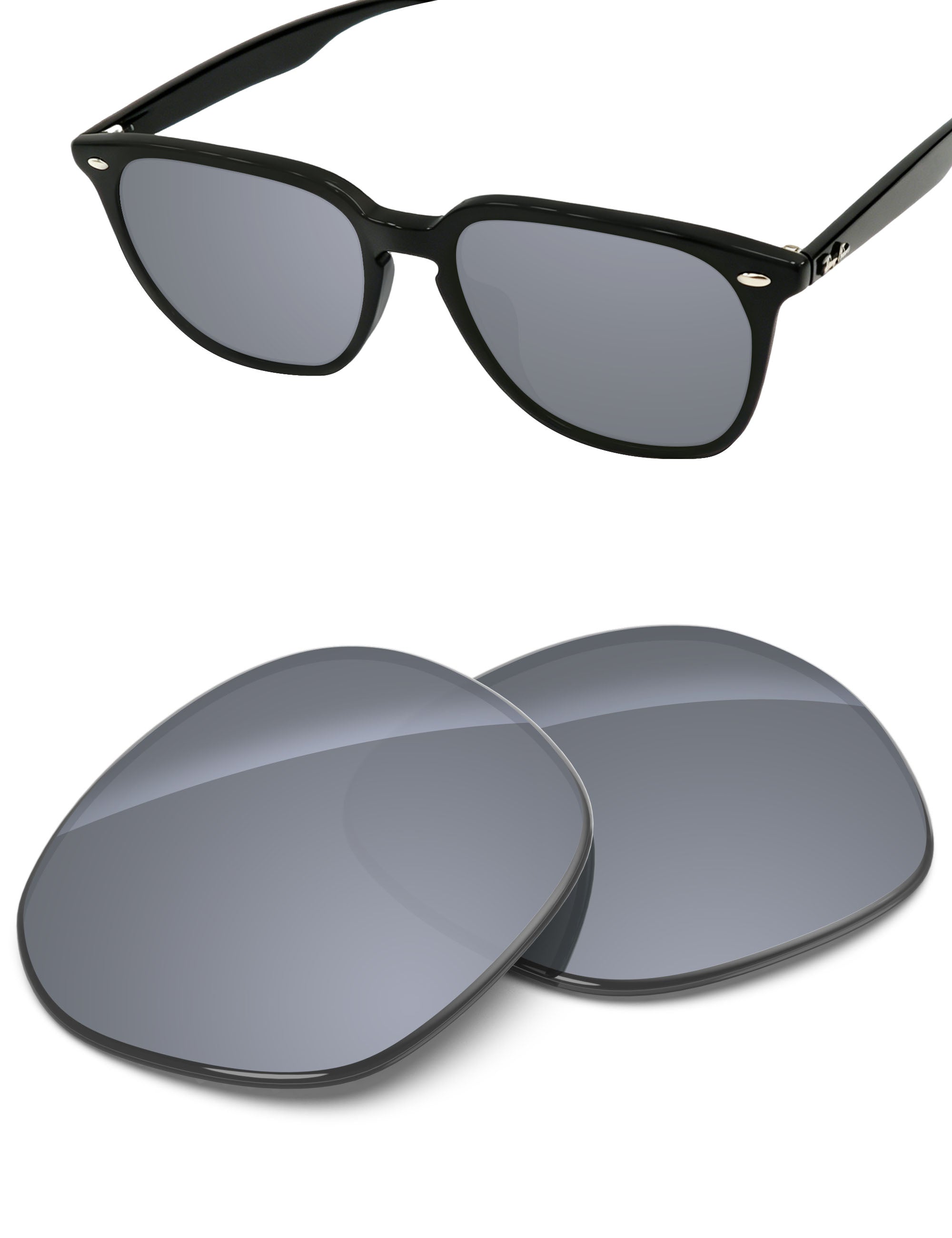 Silver Metallic FlashMirror™-Non-Polarized