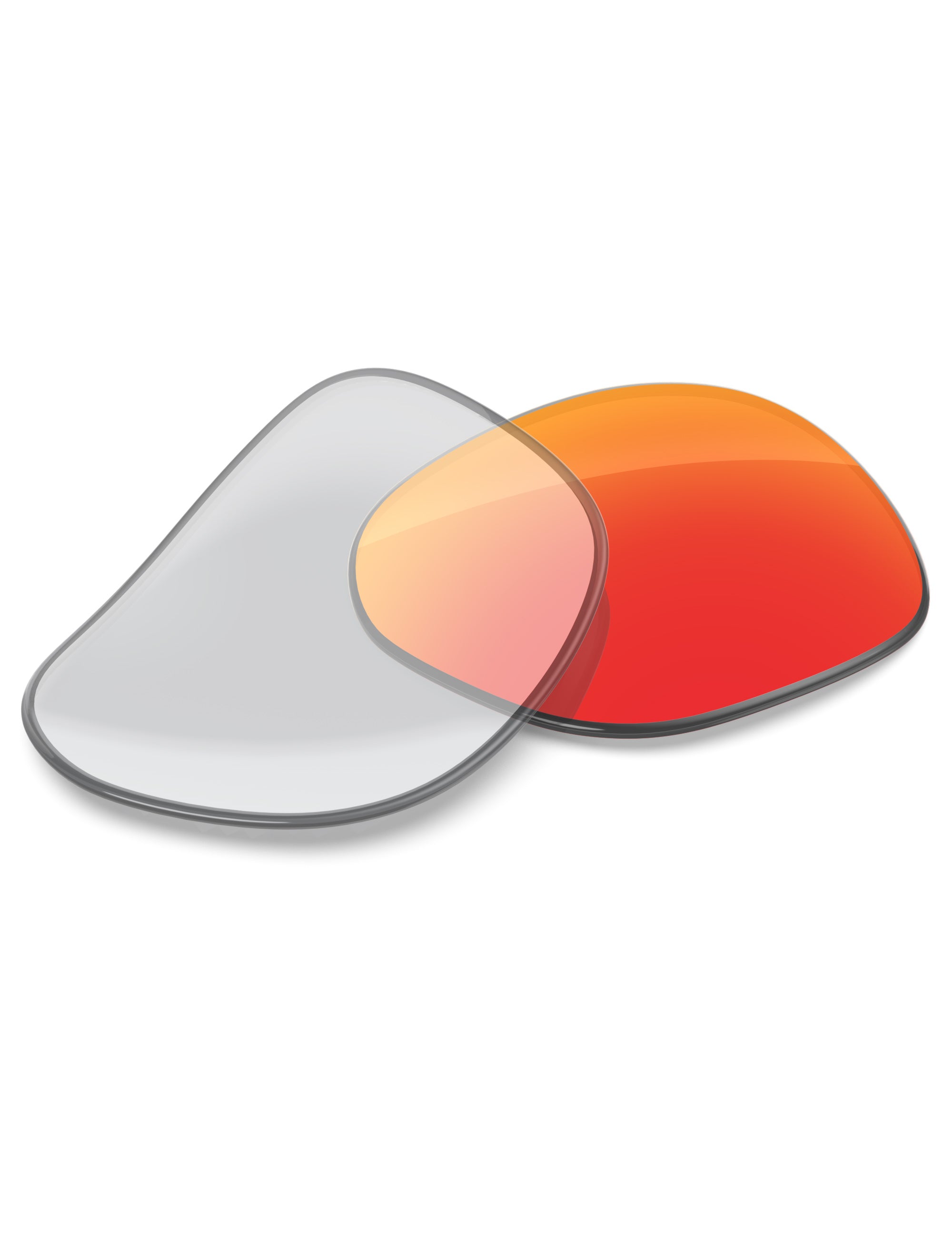 Fire Red FlashMirror™ Photochromic-Non-Polarized