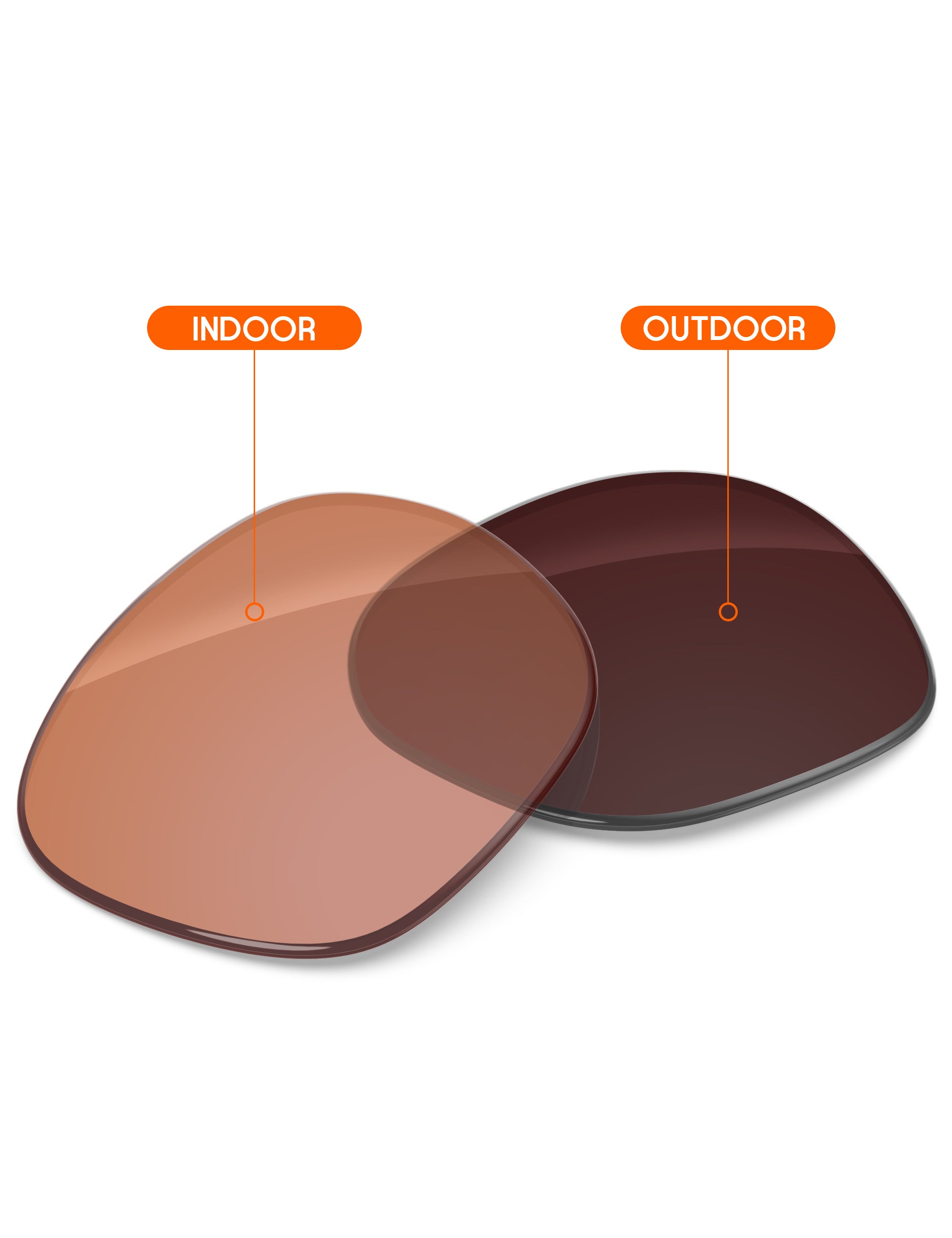 Orange Tint Photochromic-Non-Polarized