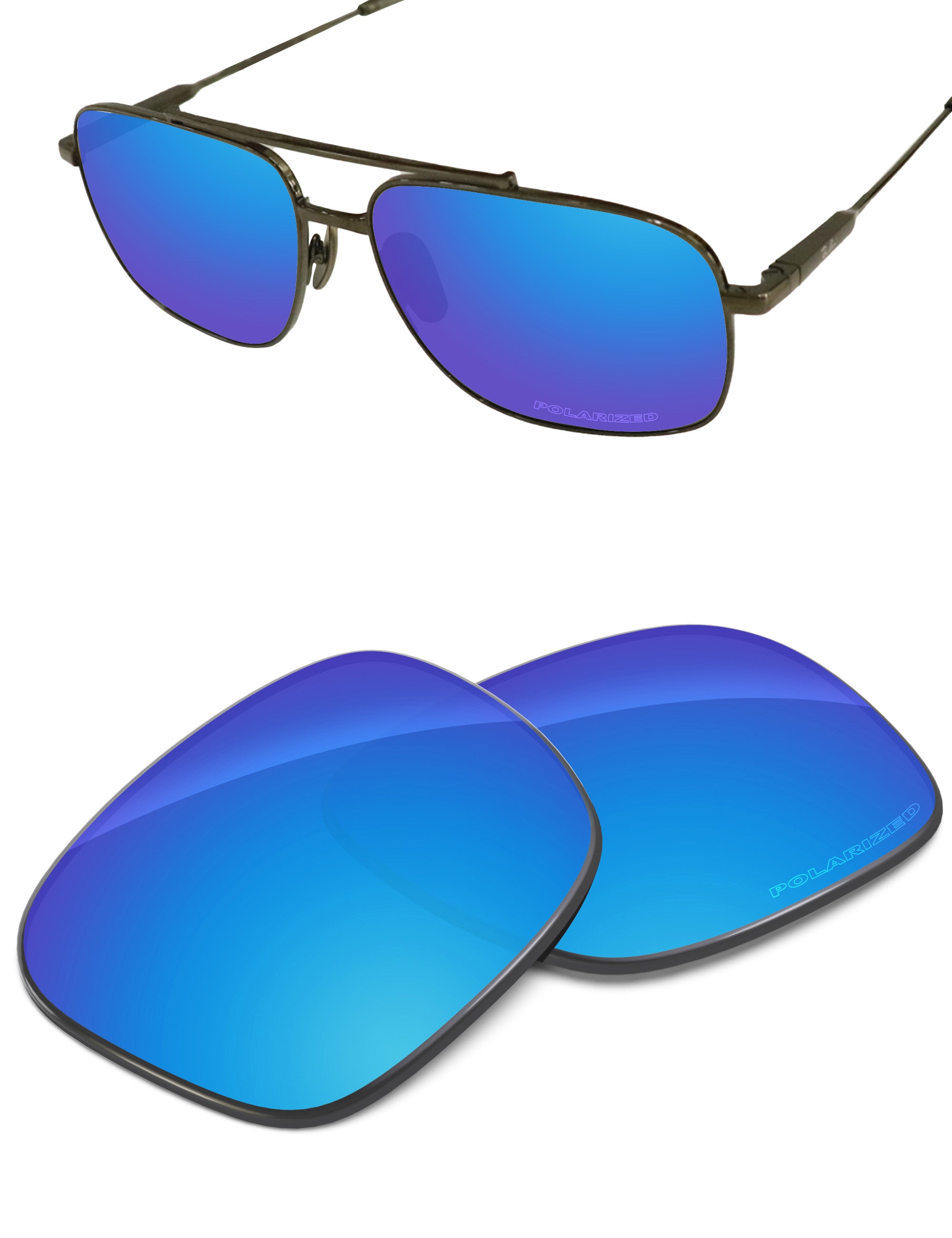Sky Blue FlashMirror™-Polarized
