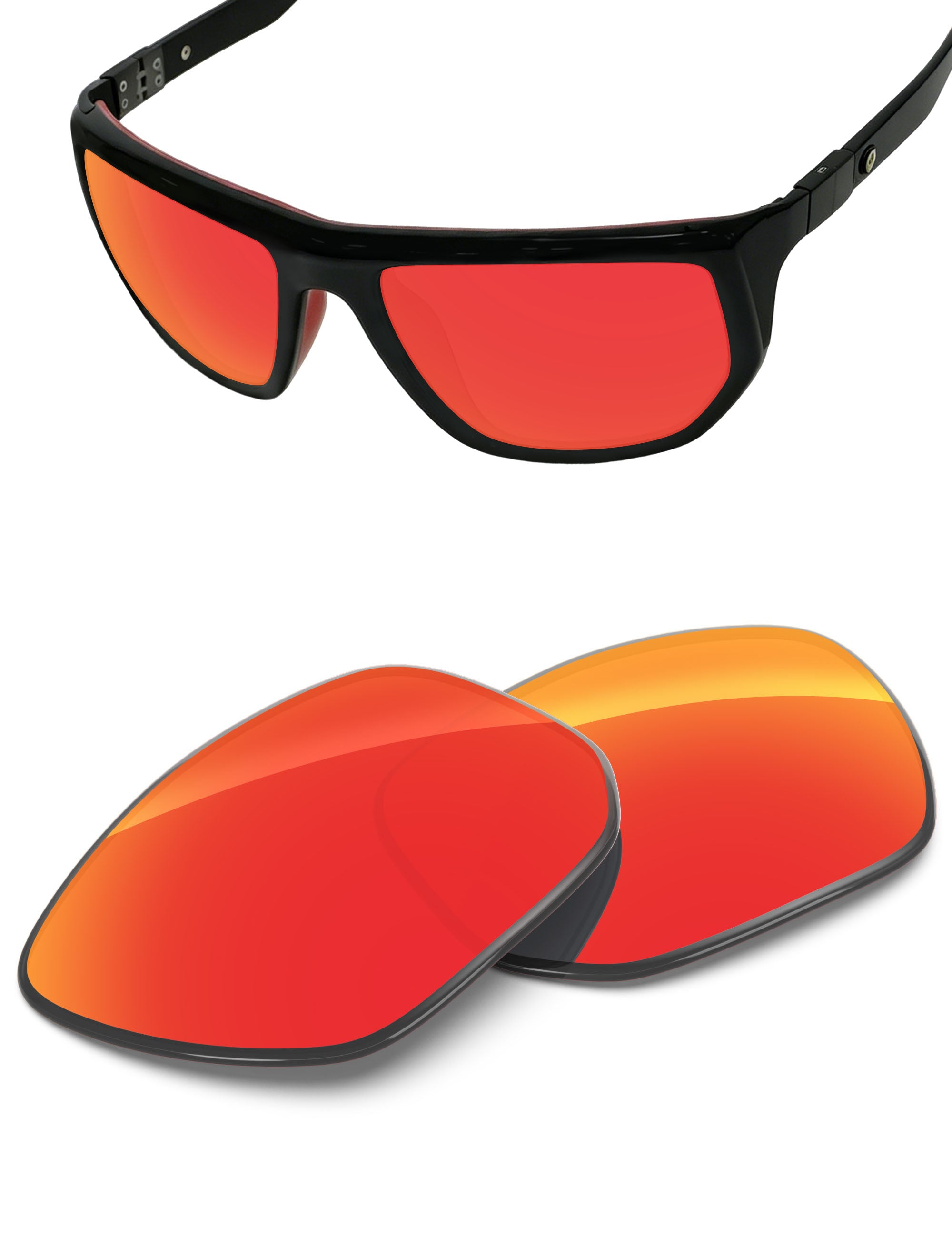 Fire Red FlashMirror™-Non-Polarized