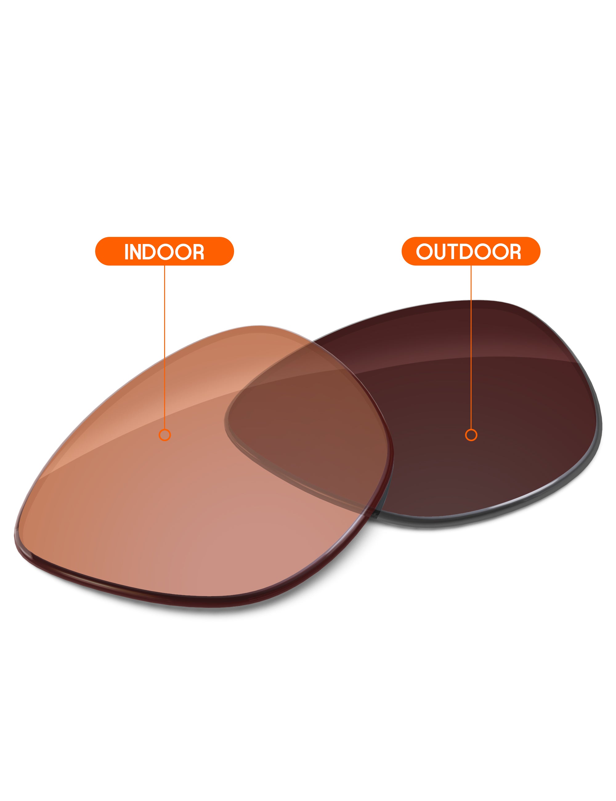 Orange Tint Photochromic-Non-Polarized
