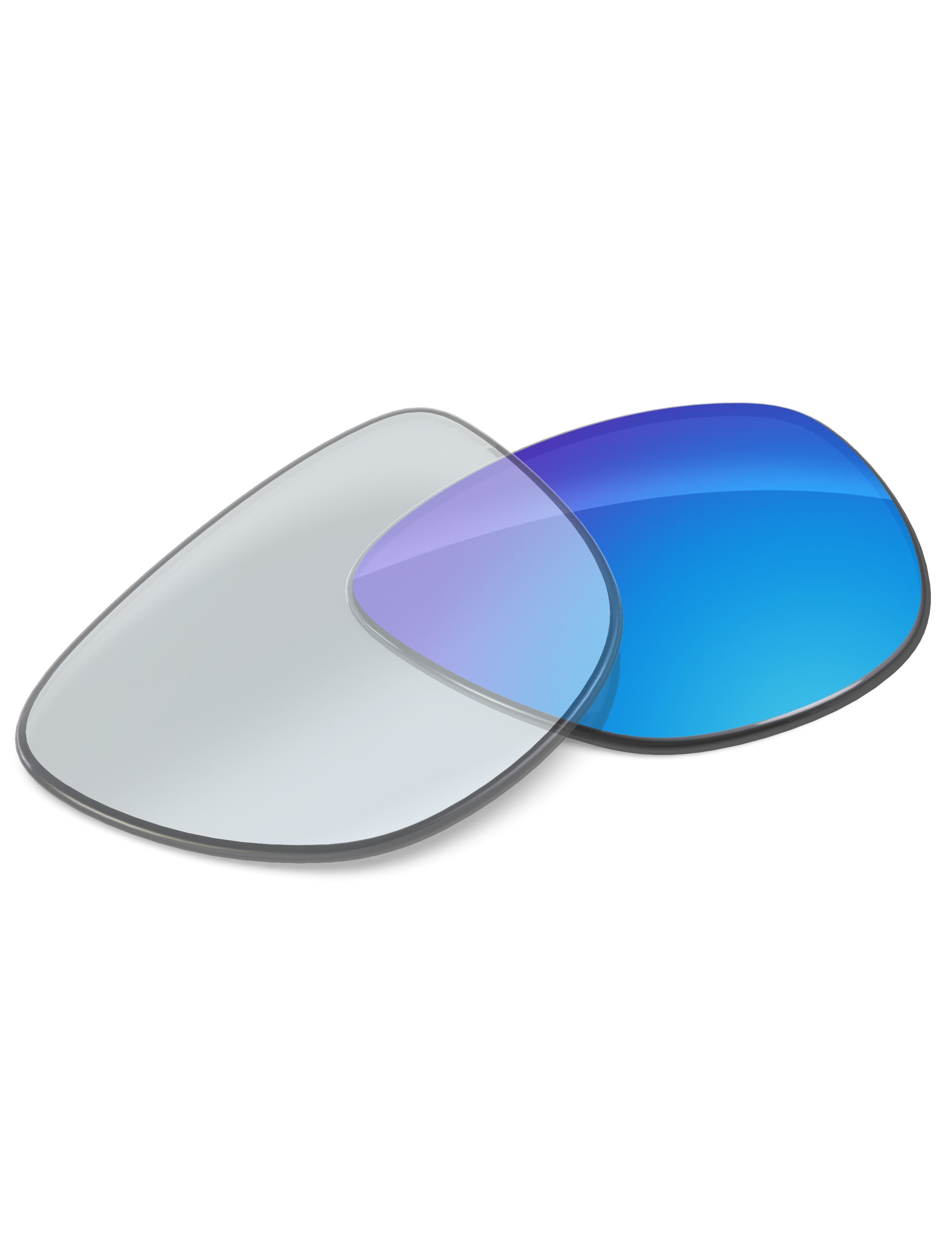 Sky Blue FlashMirror™ Photochromic-Non-Polarized