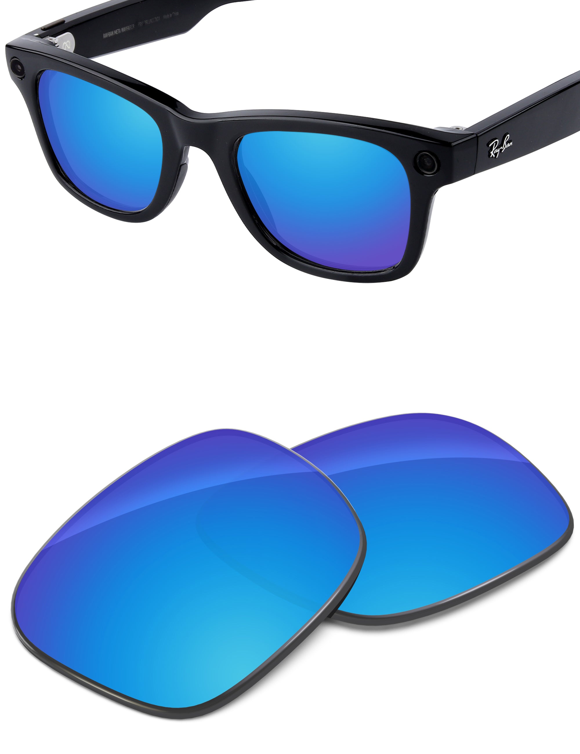 Sky Blue FlashMirror™-Non-Polarized