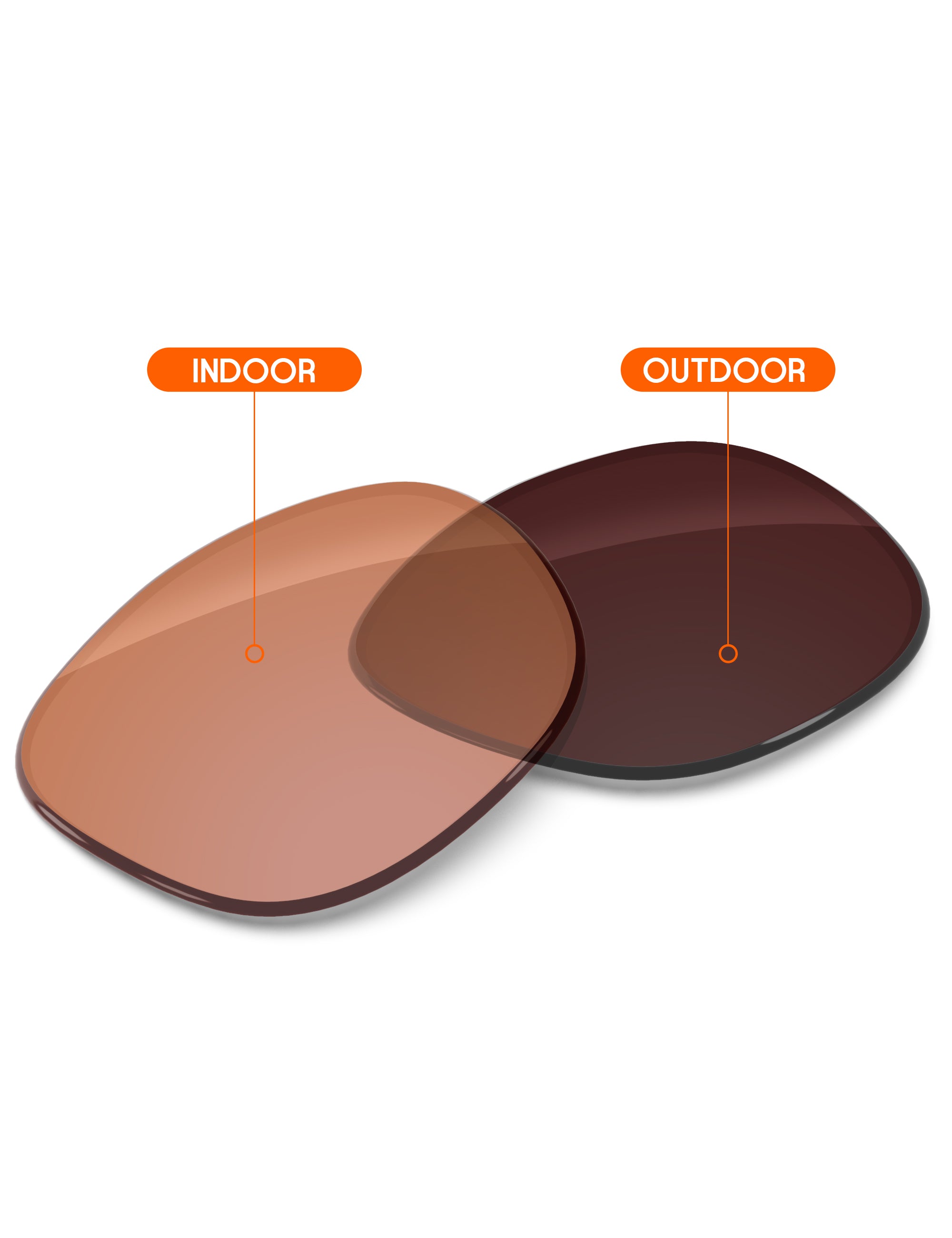 Orange Tint Photochromic-Non-Polarized