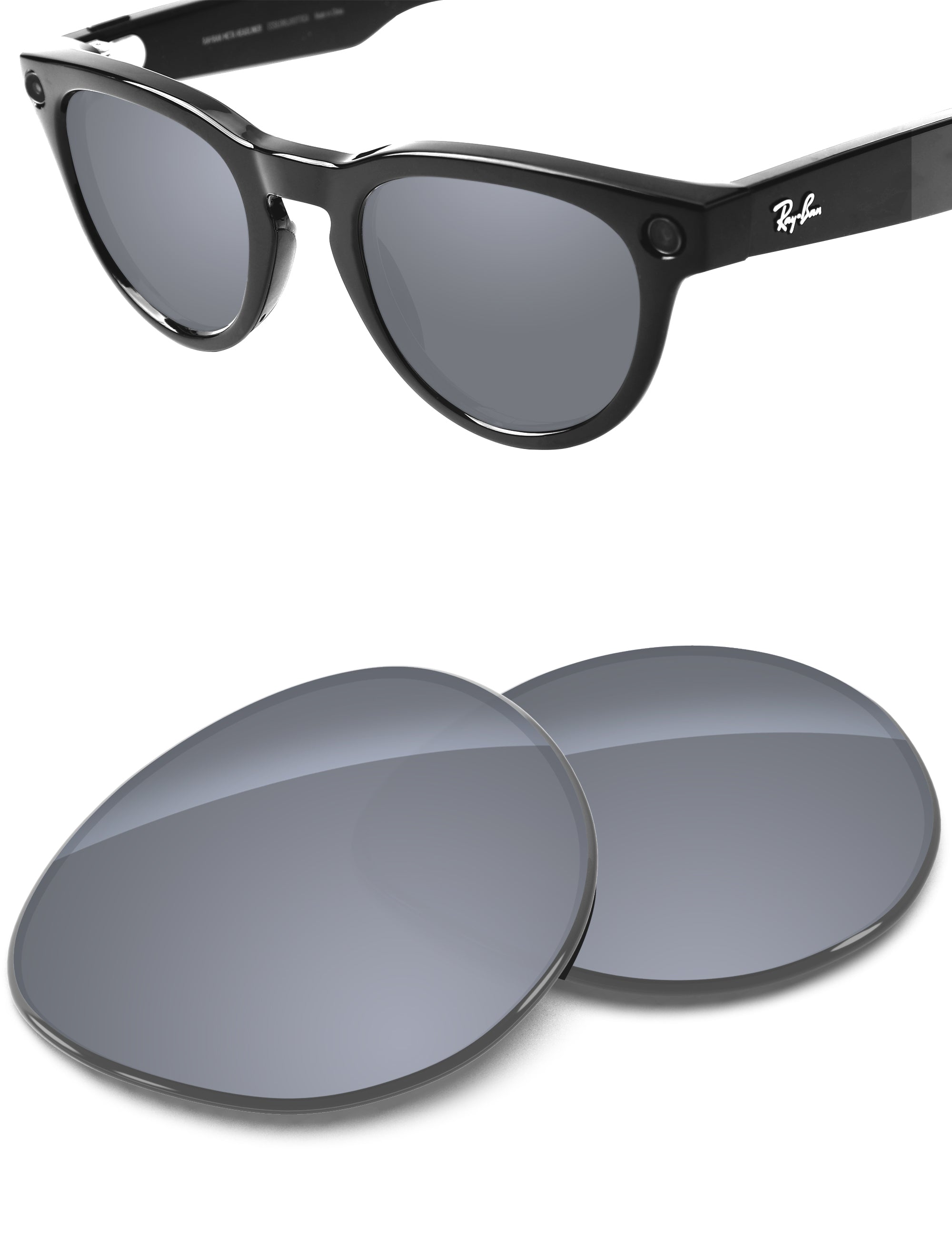 Silver Metallic FlashMirror™-Non-Polarized