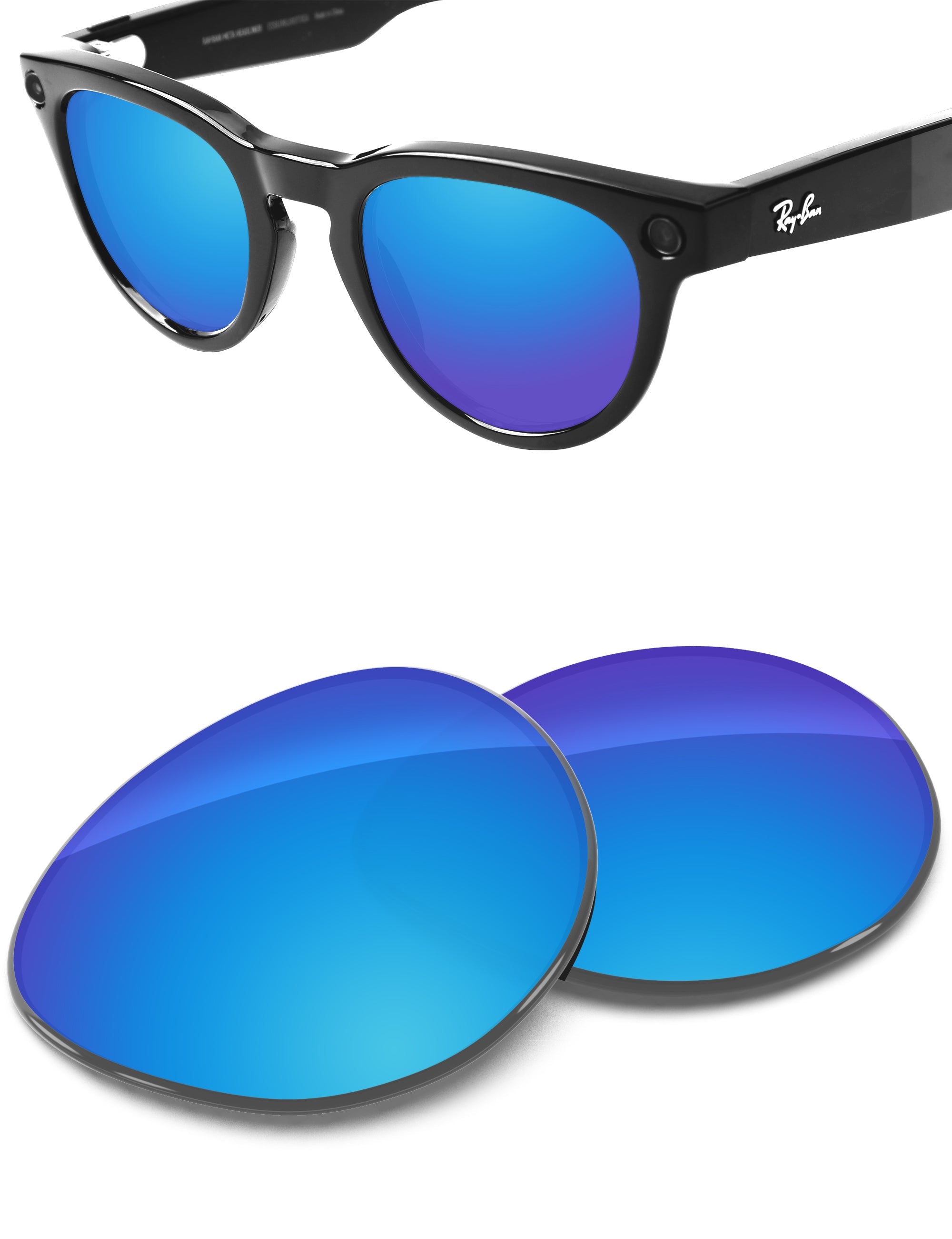 Sky Blue FlashMirror™-Non-Polarized