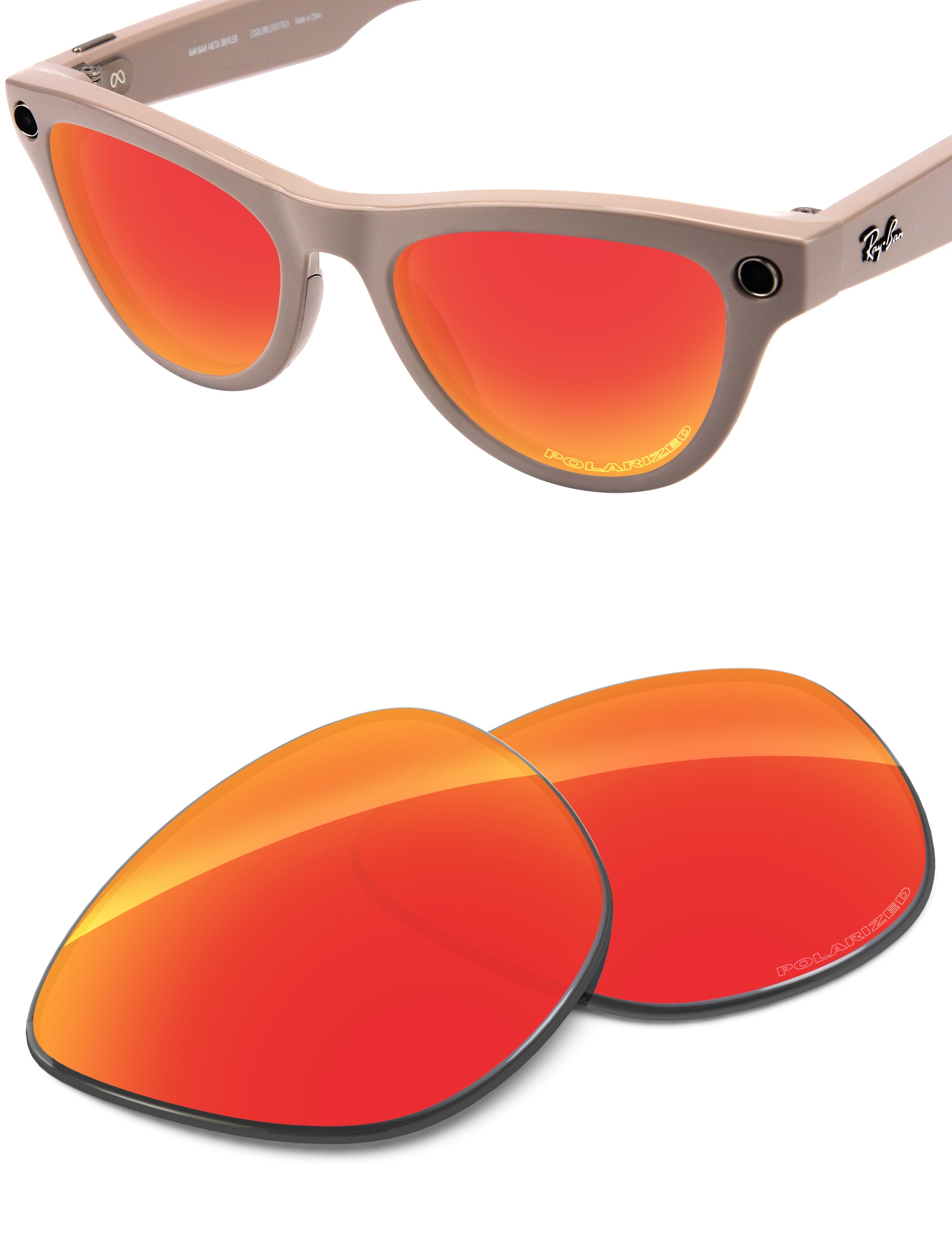 Fire Red FlashMirror™-Polarized