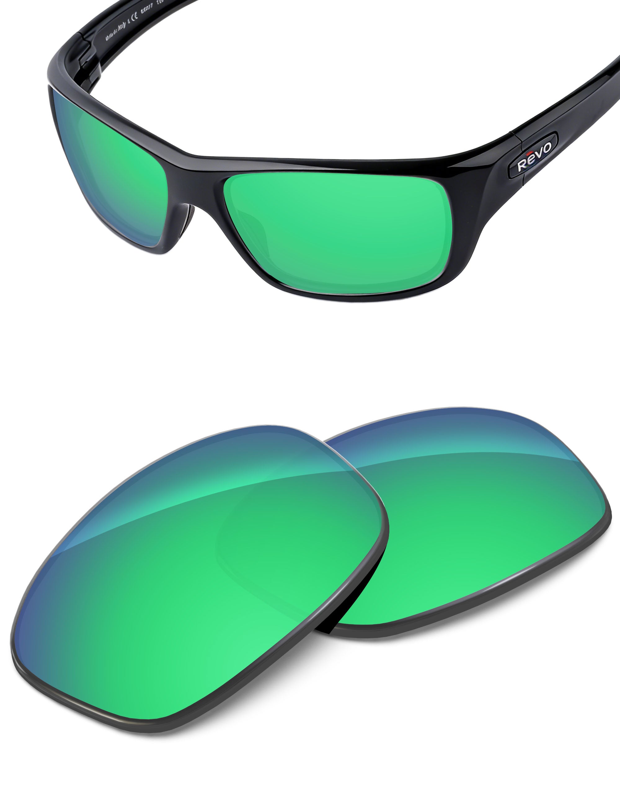 Emerald Green FlashMirror™-Non-Polarized