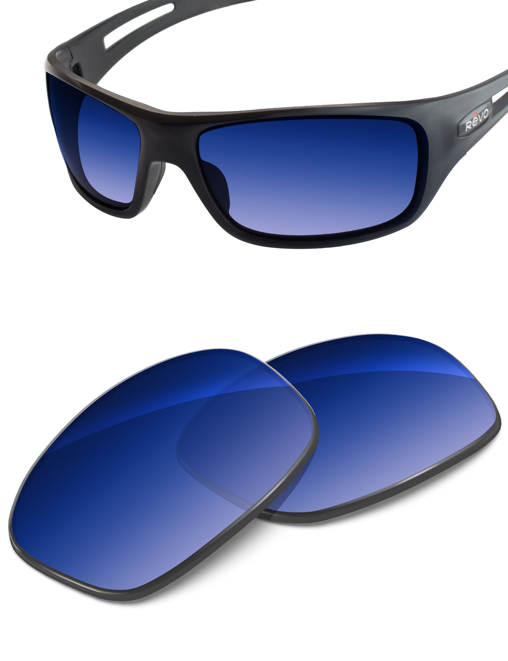 Aqua Blue Gradient-Non-Polarized