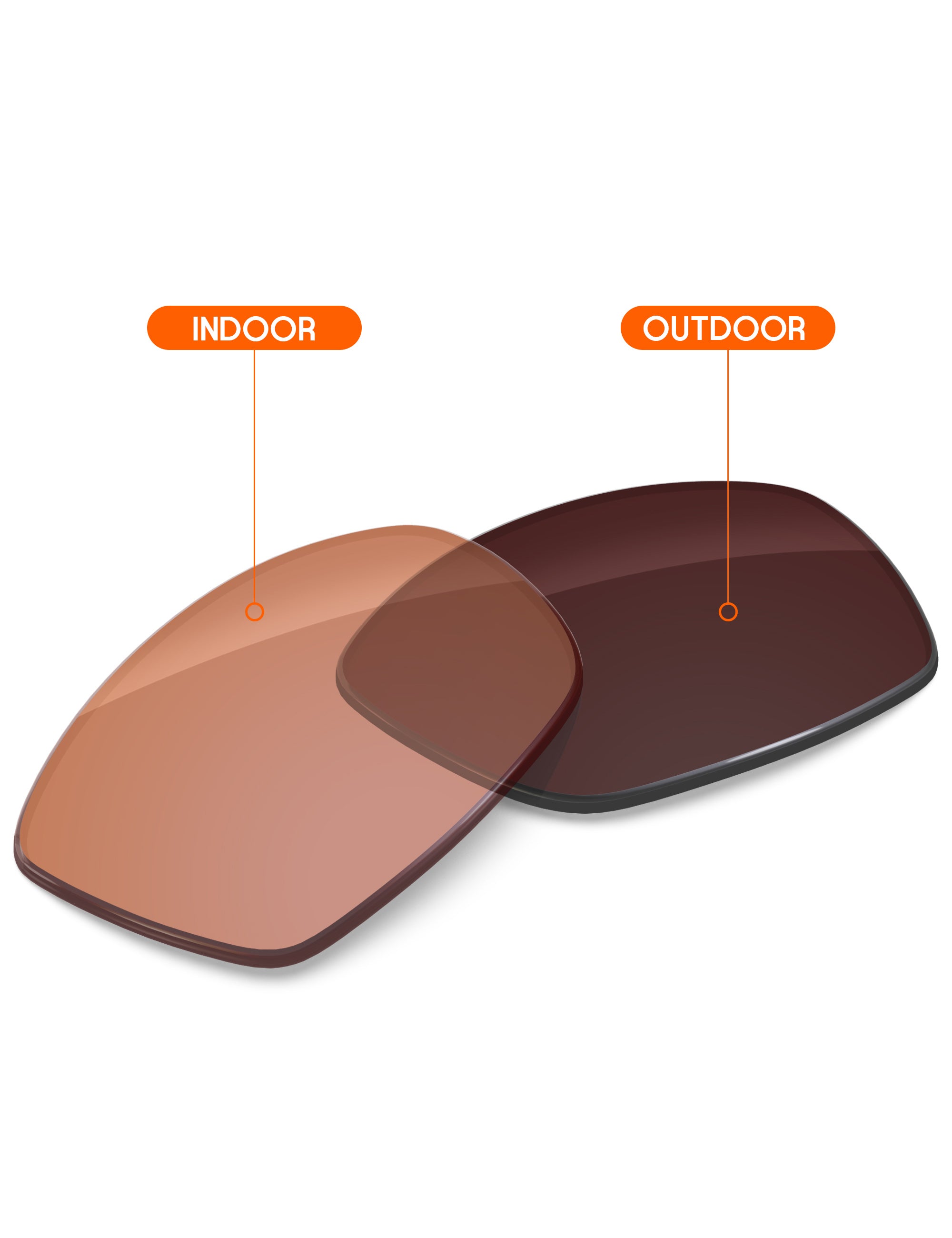 Orange Tint Photochromic-Non-Polarized