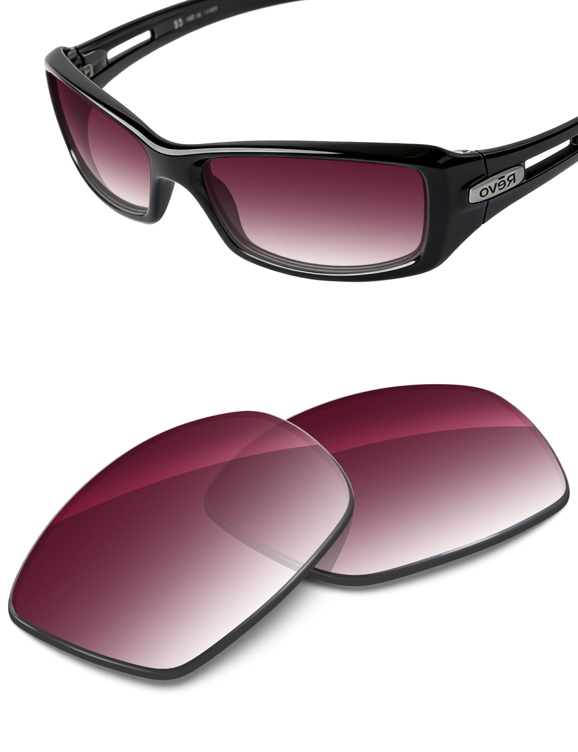 Wine Red Gradient-Non-Polarized