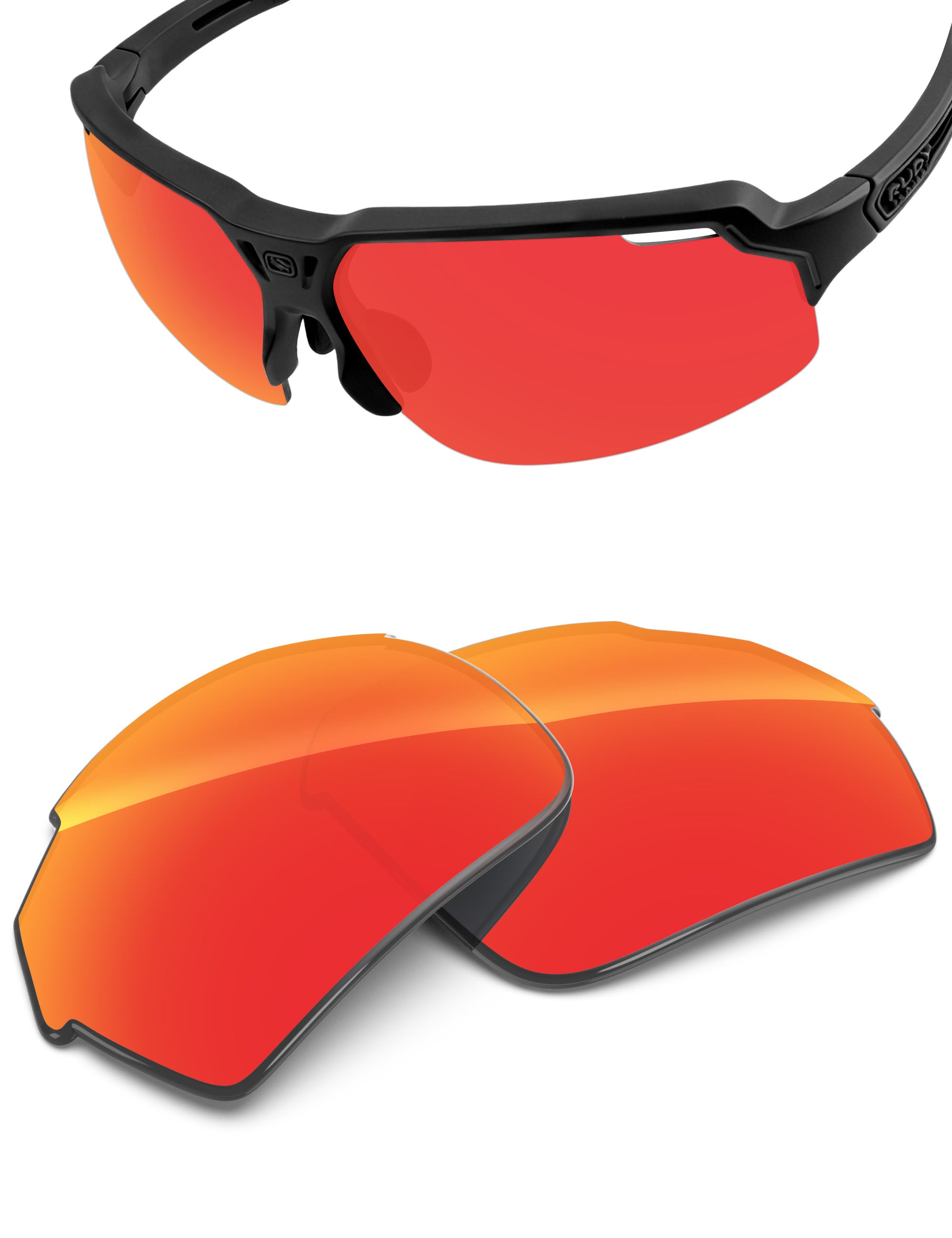 Fire Red FlashMirror™-Non-Polarized
