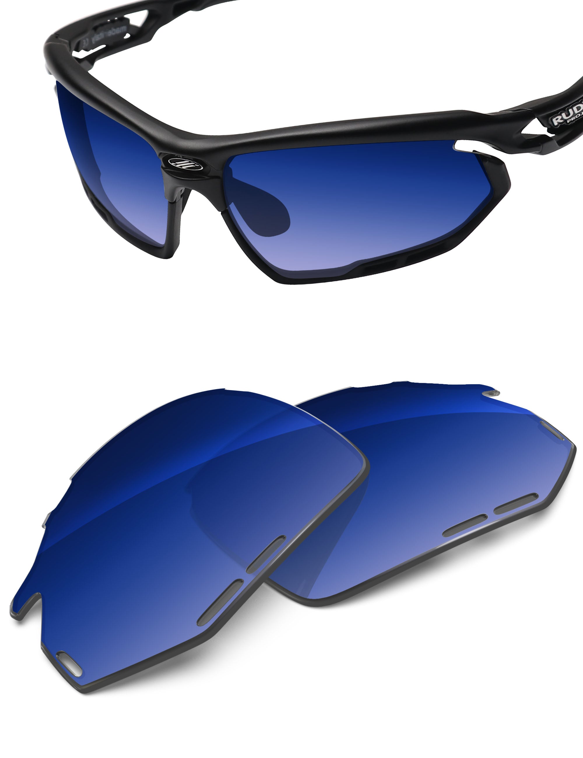 Aqua Blue Gradient-Non-Polarized