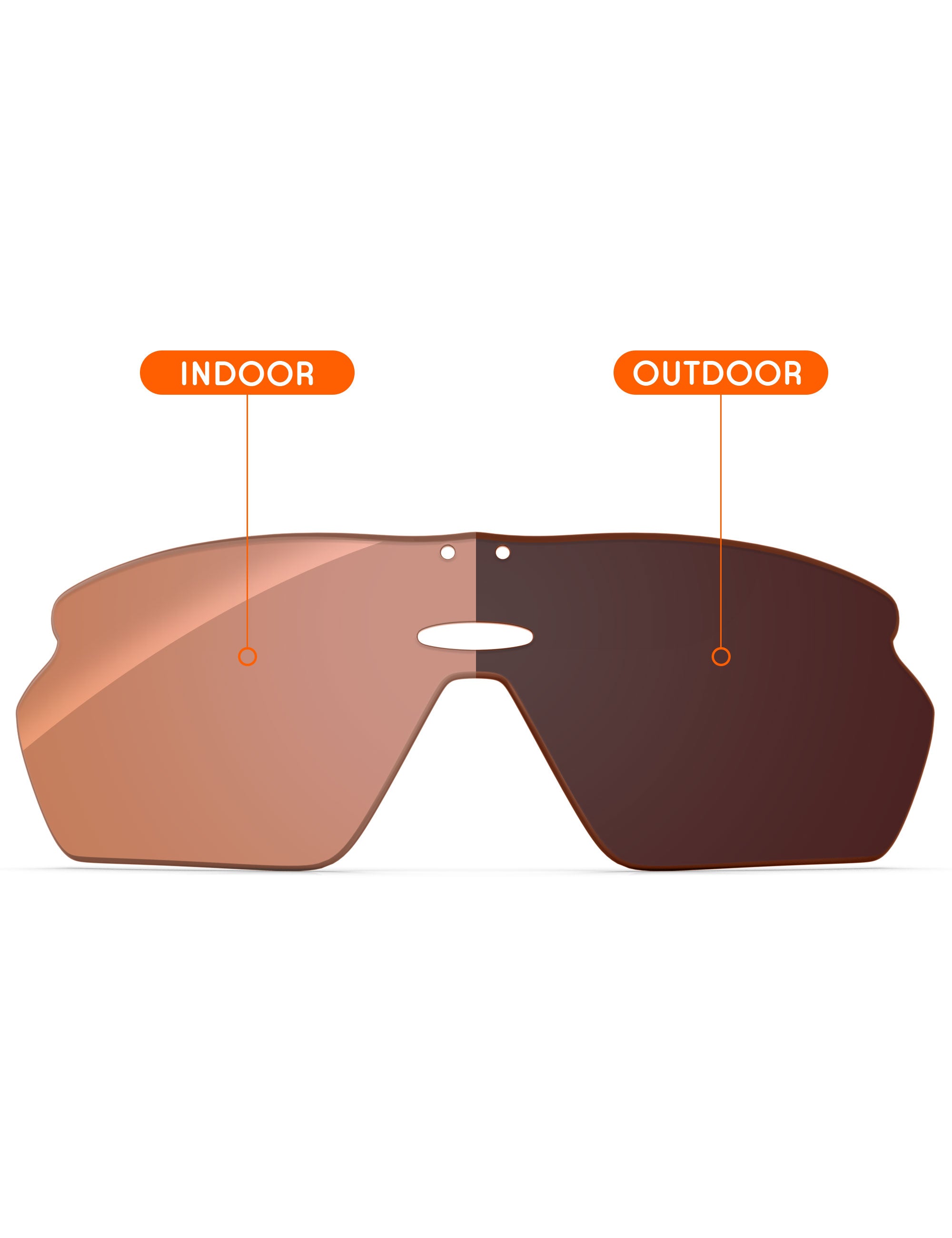 Orange Tint Photochromic-Non-Polarized