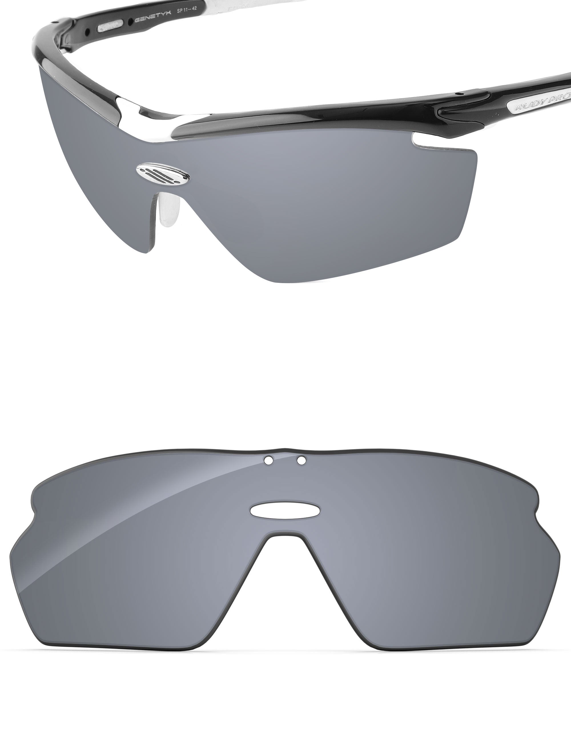 Silver Metallic FlashMirror™-Non-Polarized