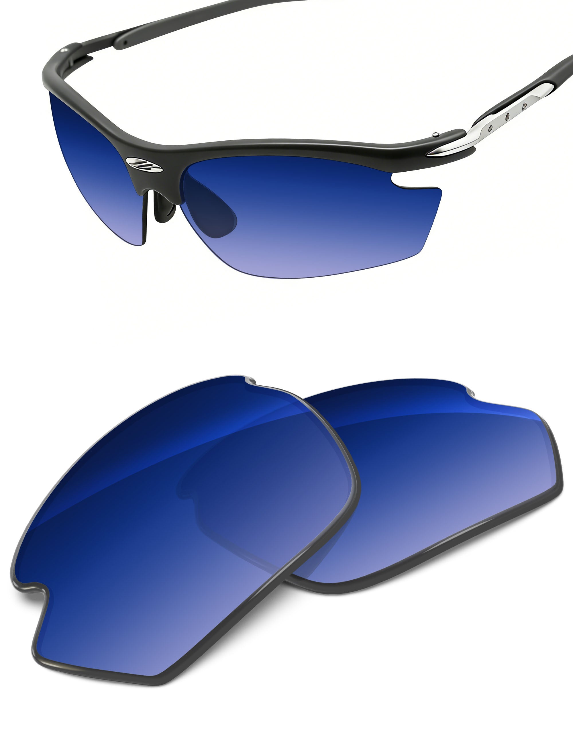 Aqua Blue Gradient-Non-Polarized