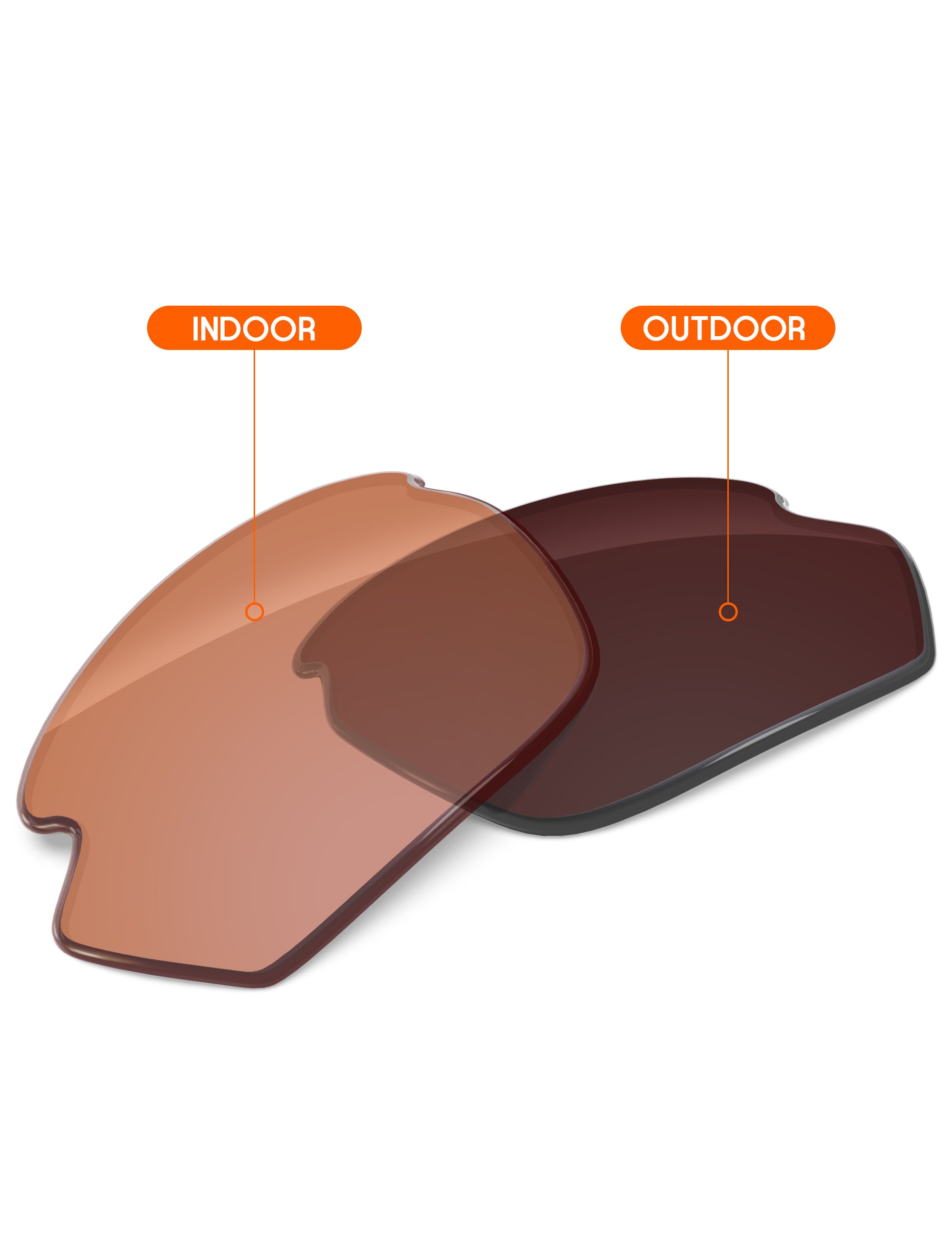 Orange Tint Photochromic-Non-Polarized