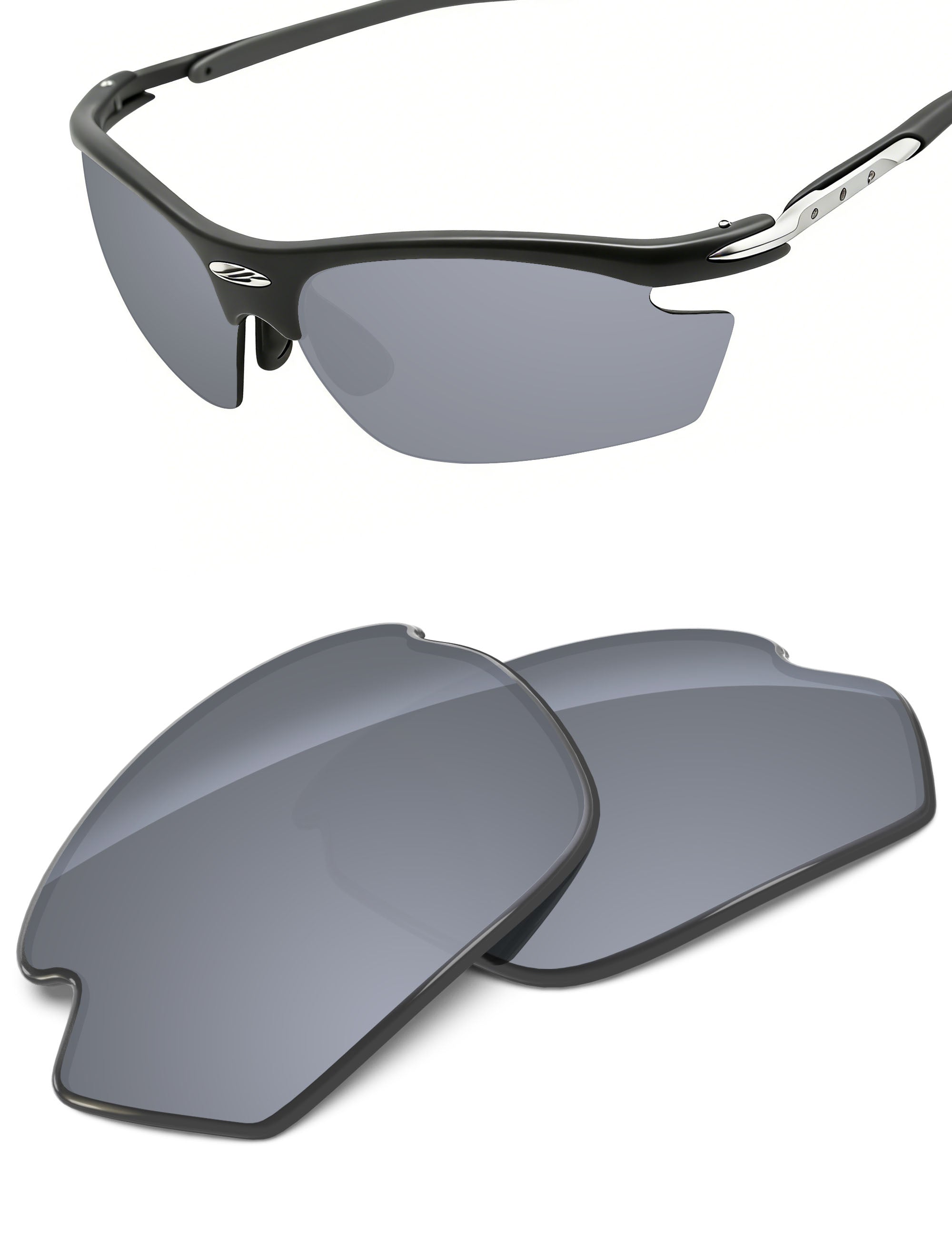 Silver Metallic FlashMirror™-Non-Polarized