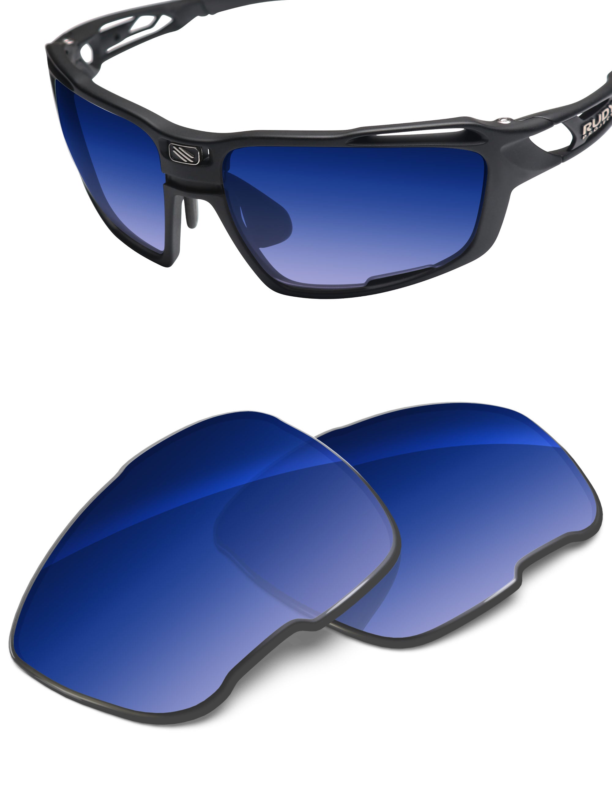 Aqua Blue Gradient-Non-Polarized