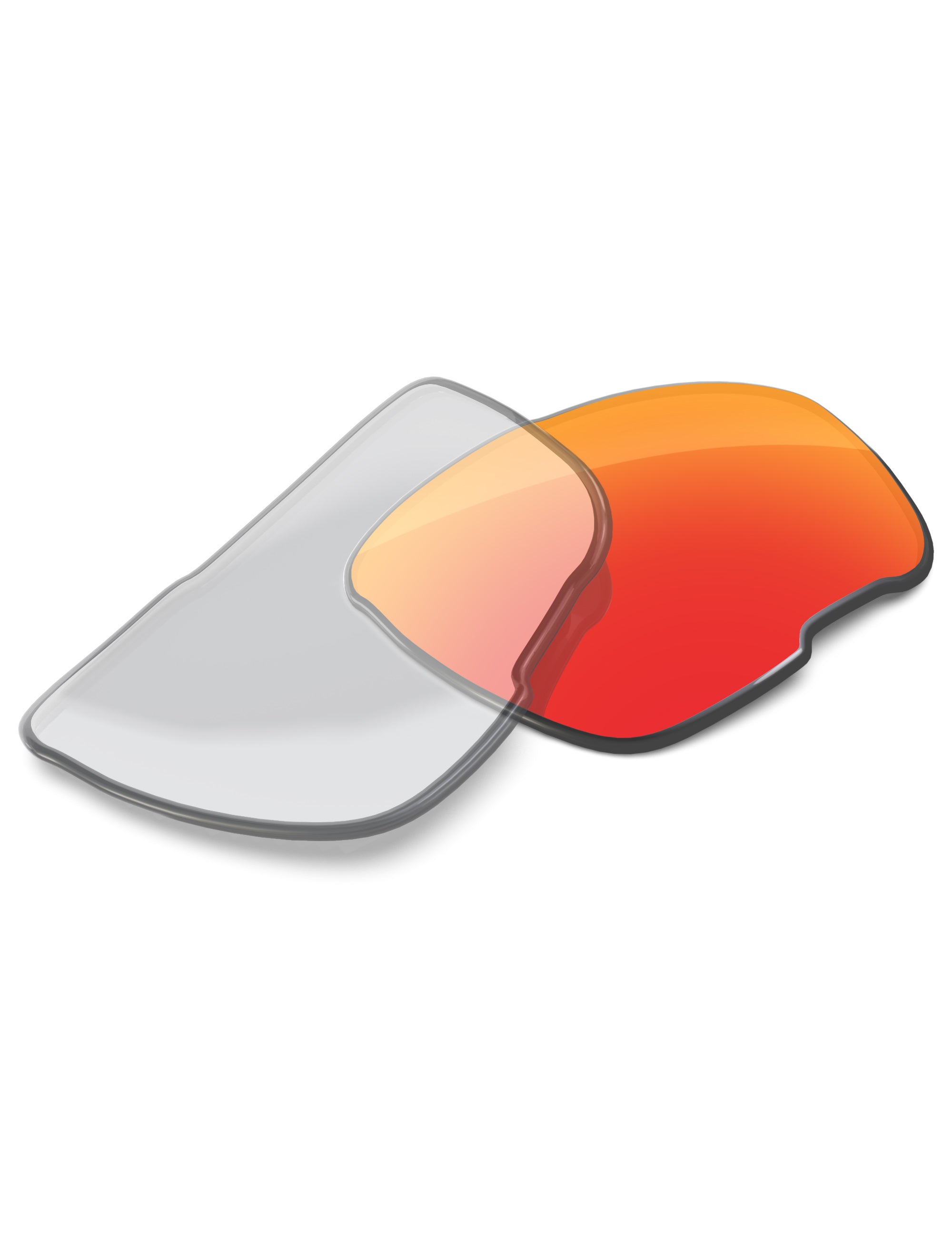 Fire Red FlashMirror™ Photochromic-Non-Polarized