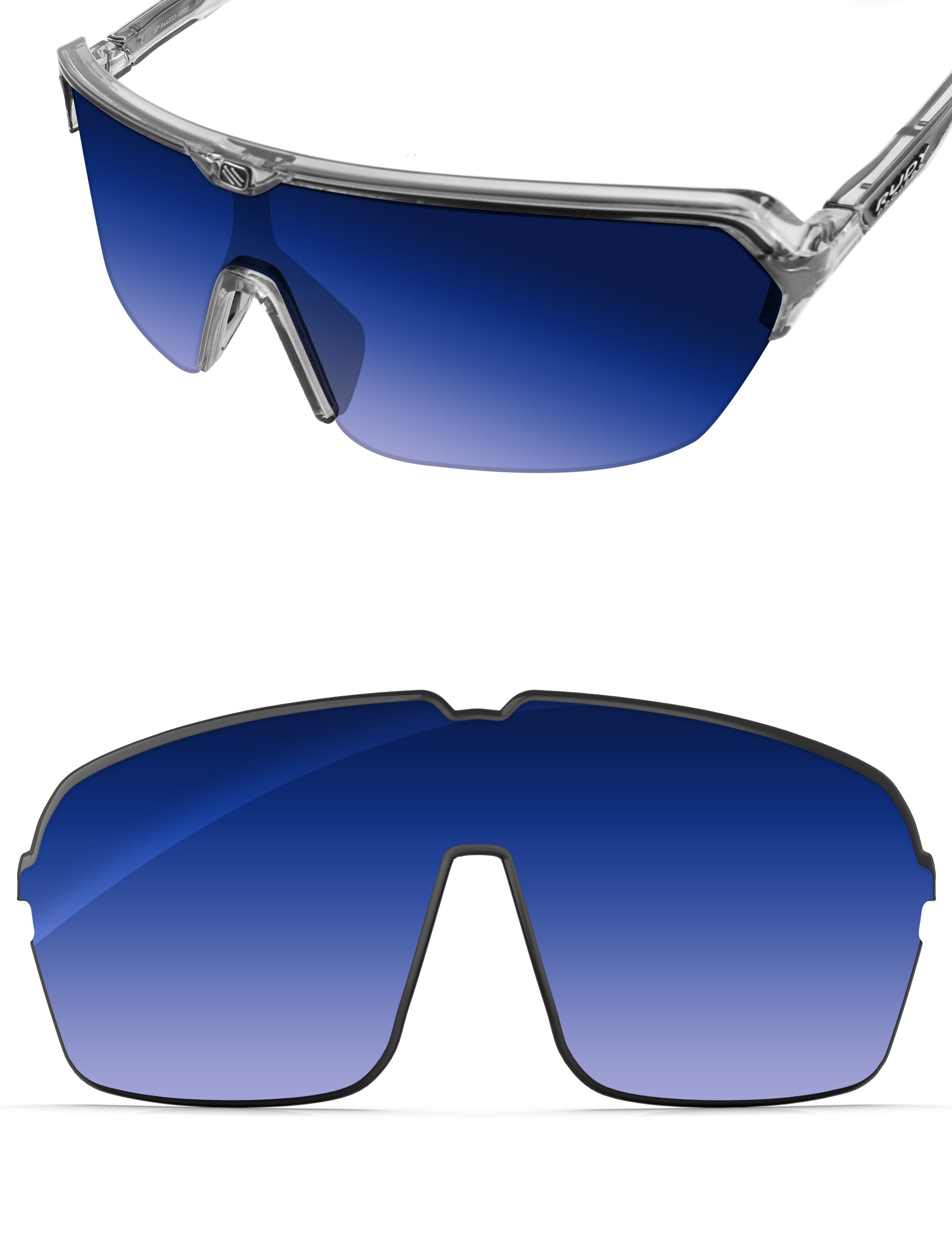 Aqua Blue Gradient-Non-Polarized