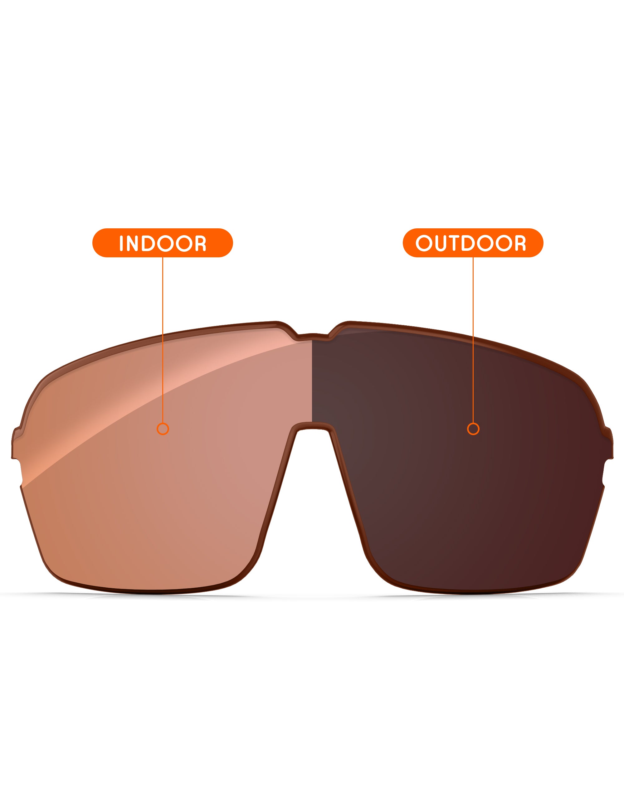 Orange Tint Photochromic-Non-Polarized
