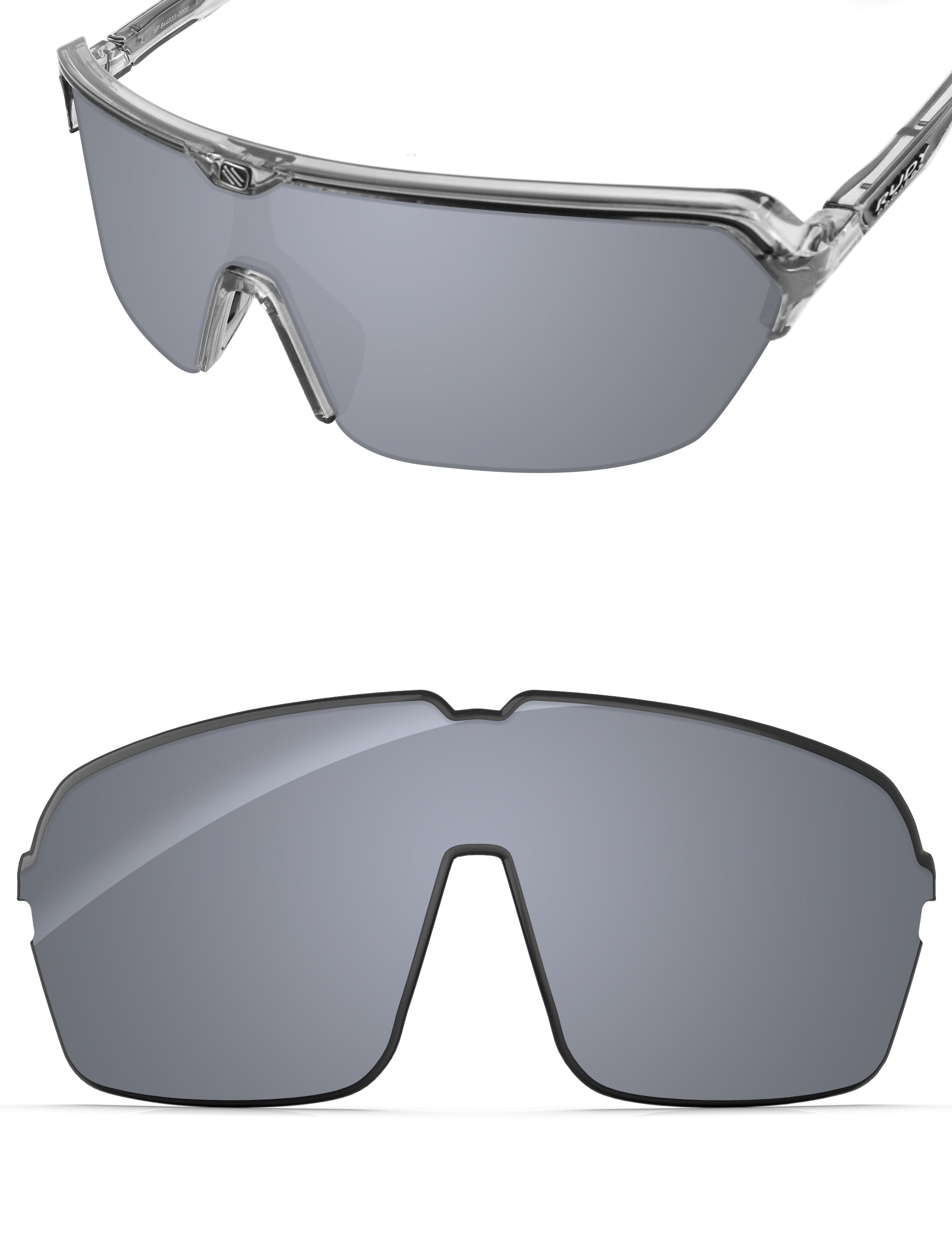 Silver Metallic FlashMirror™-Non-Polarized