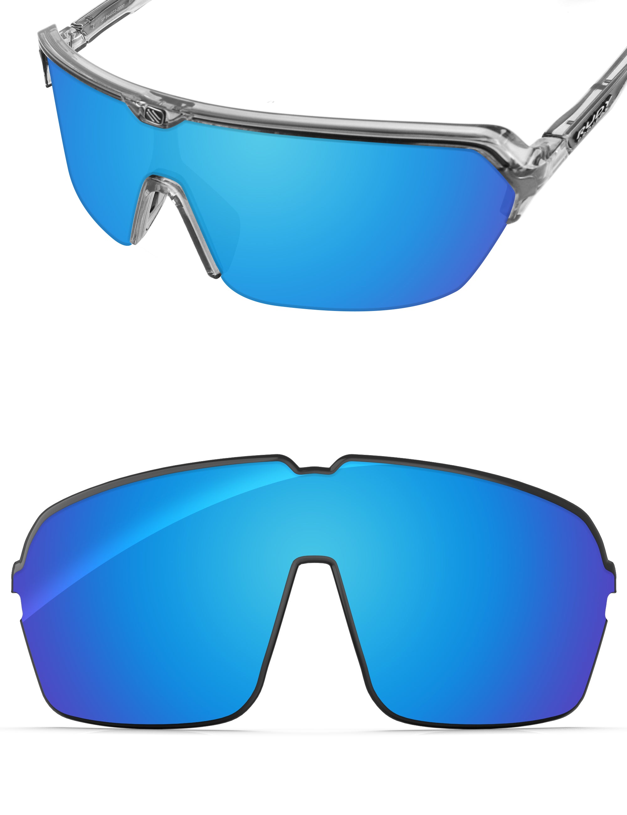 Sky Blue FlashMirror™-Non-Polarized