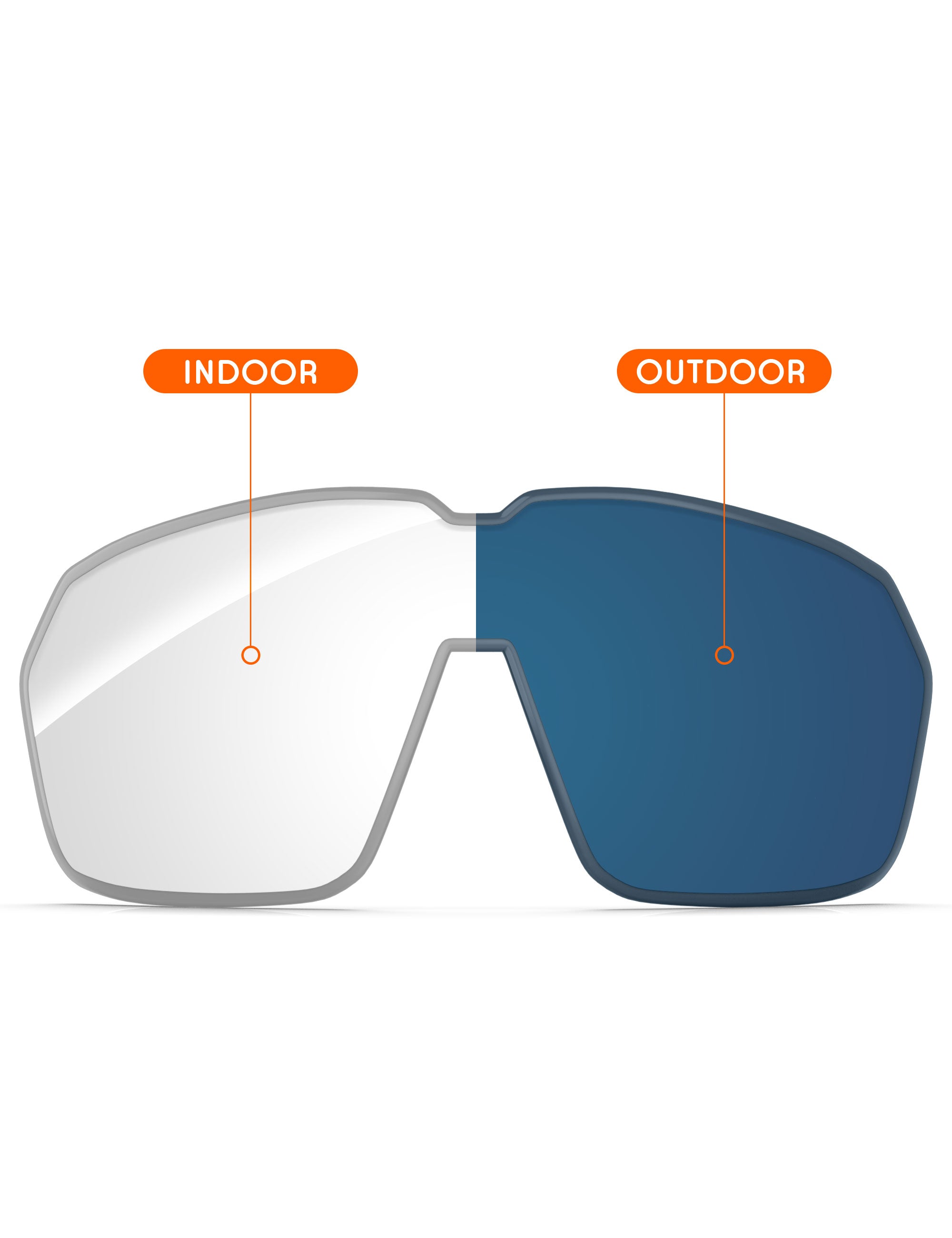 Adapt Blue Photochromic-Non-Polarized