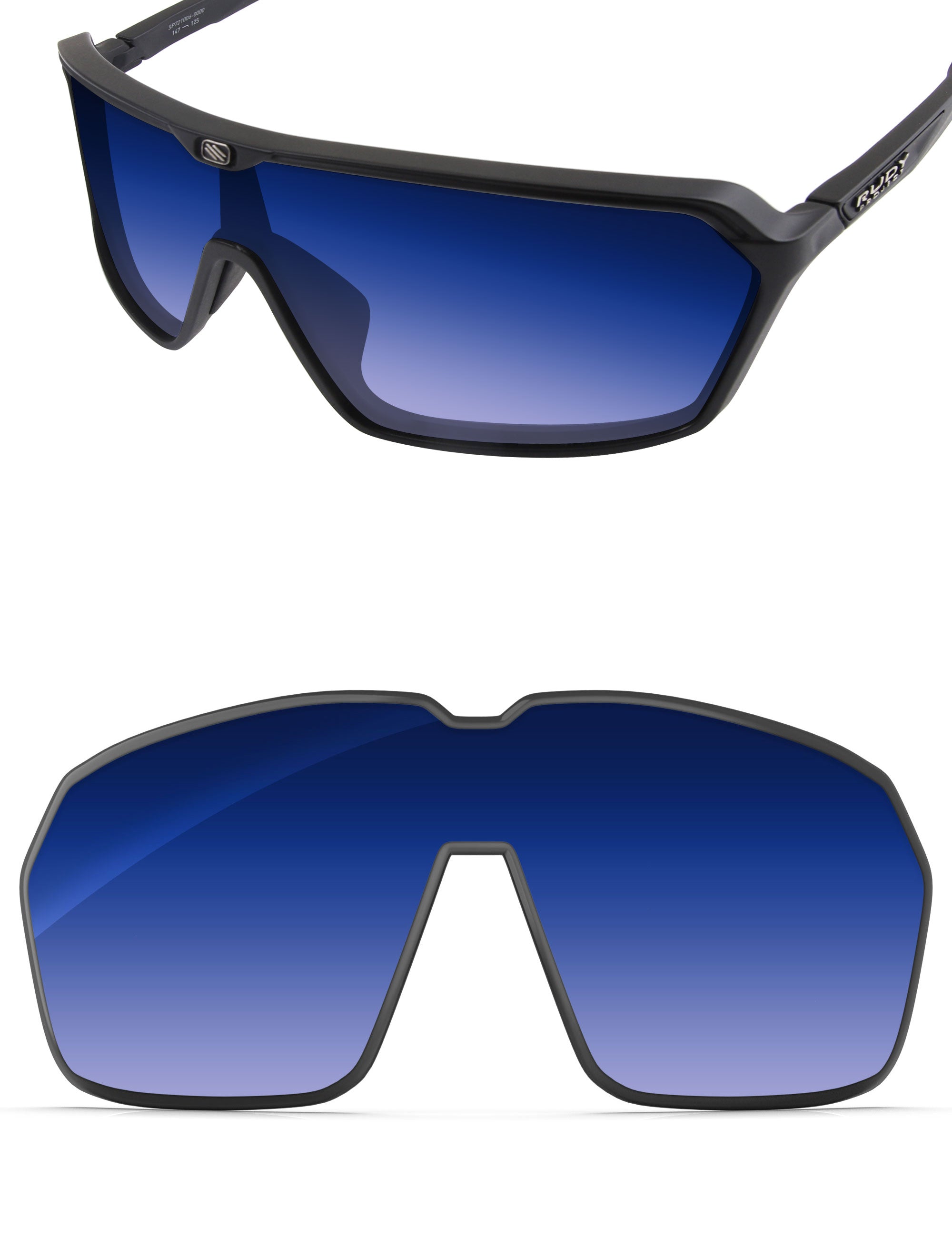 Aqua Blue Gradient-Non-Polarized