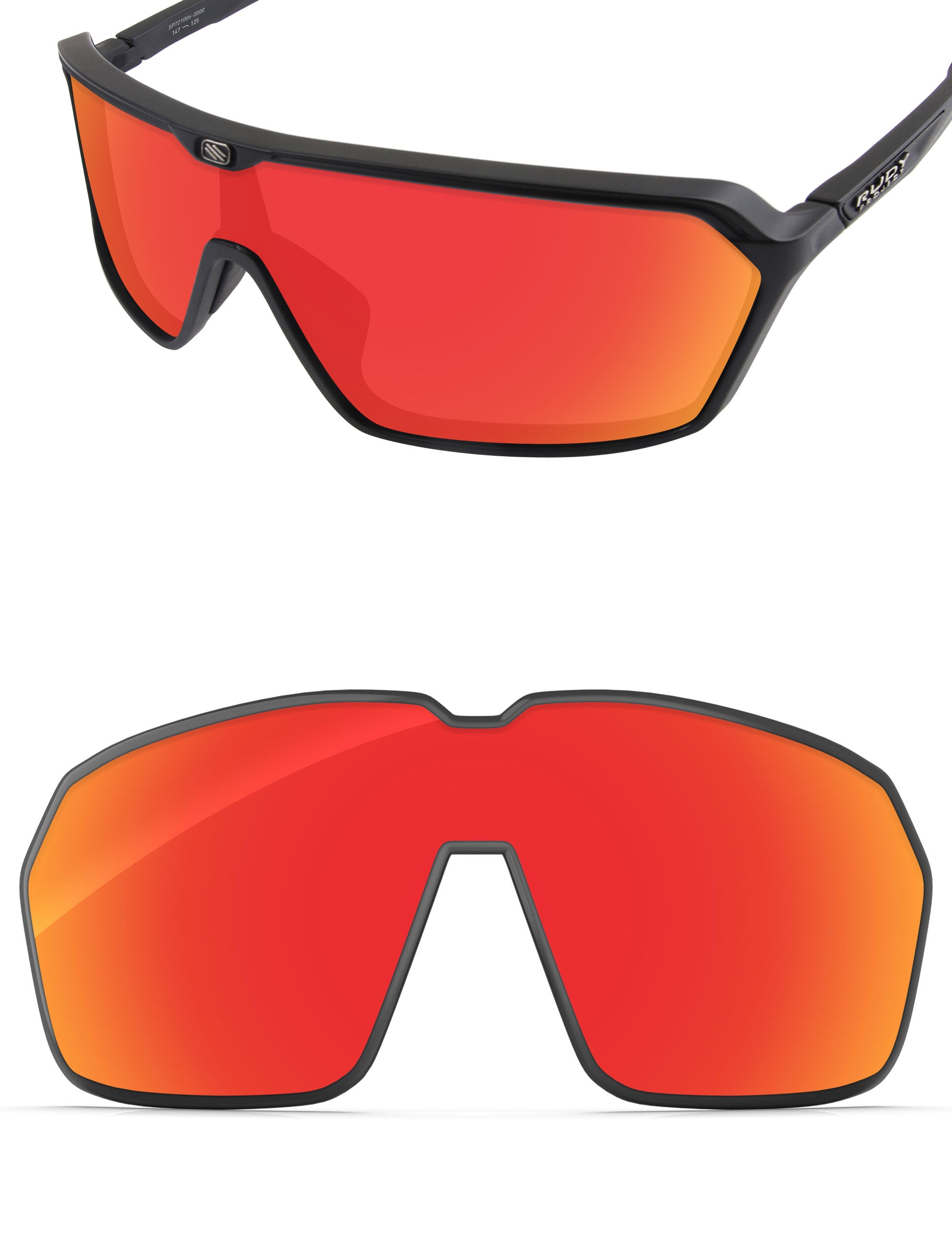 Fire Red FlashMirror™-Non-Polarized