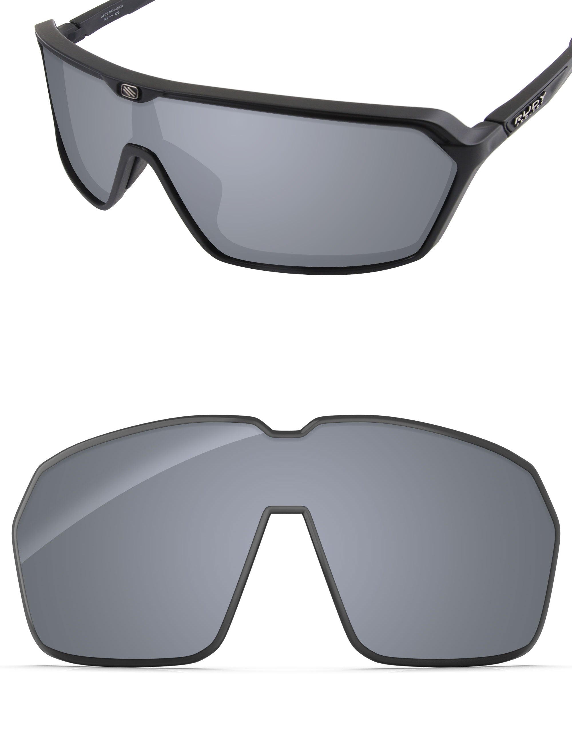 Silver Metallic FlashMirror™-Non-Polarized