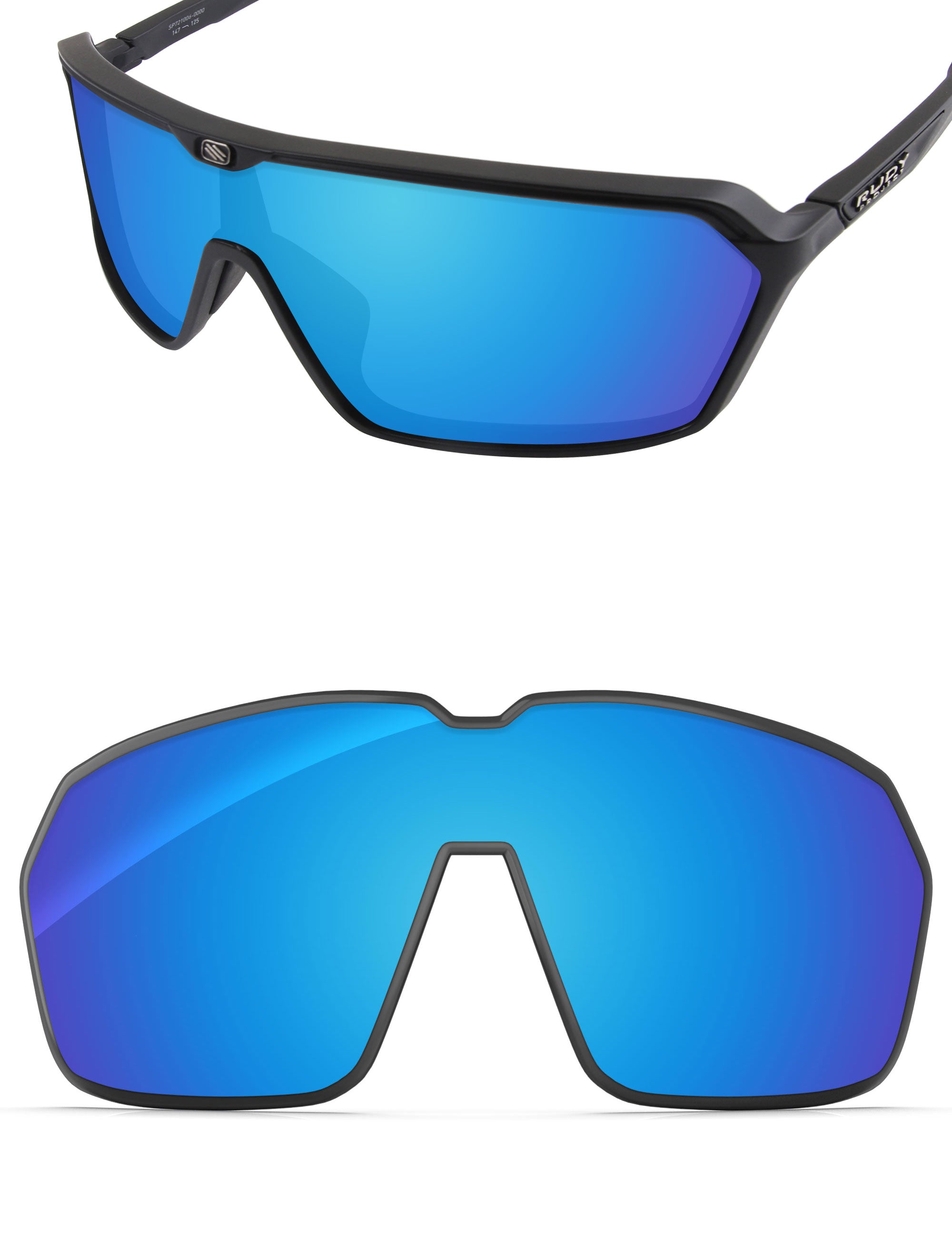 Sky Blue FlashMirror™-Non-Polarized