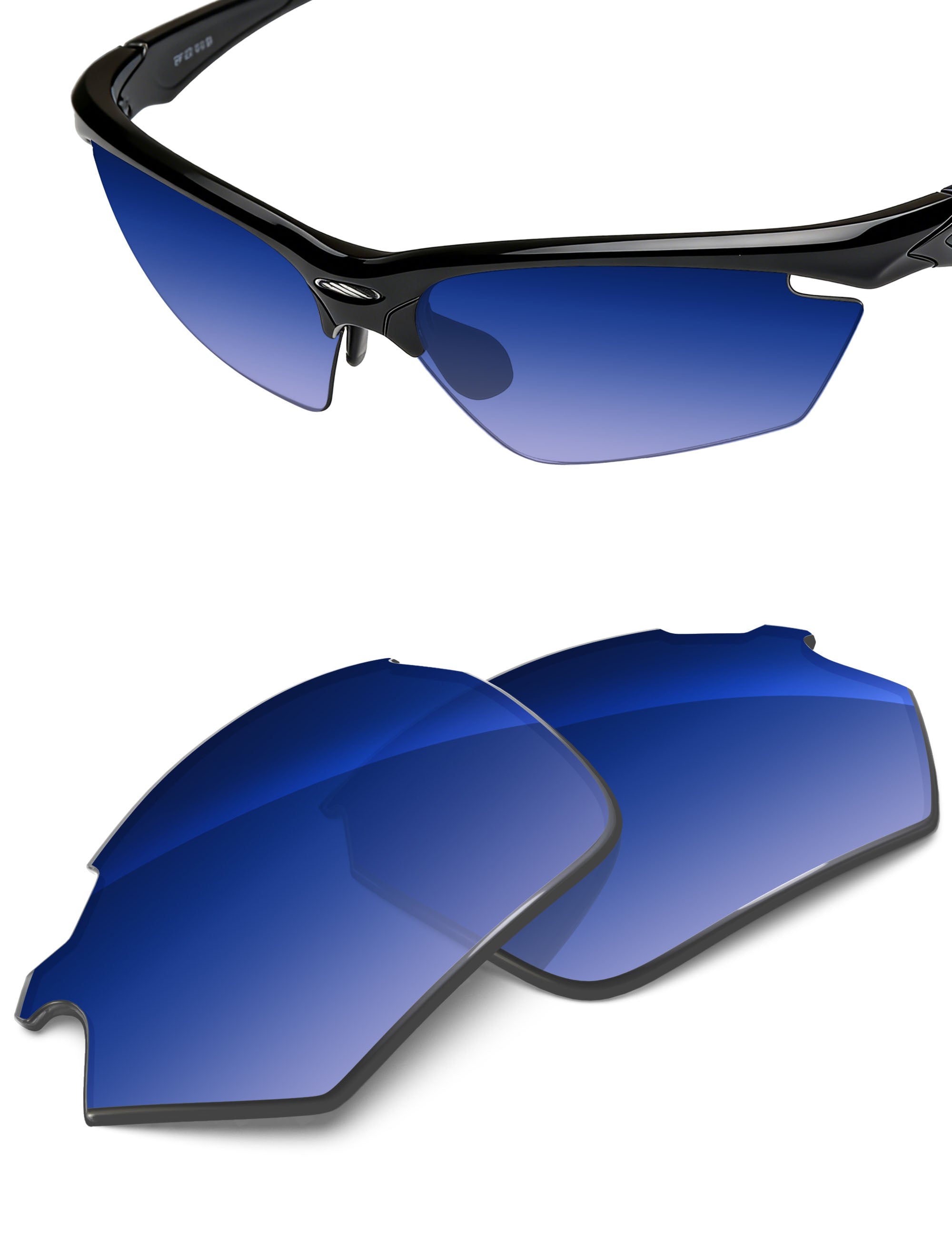 Aqua Blue Gradient-Non-Polarized