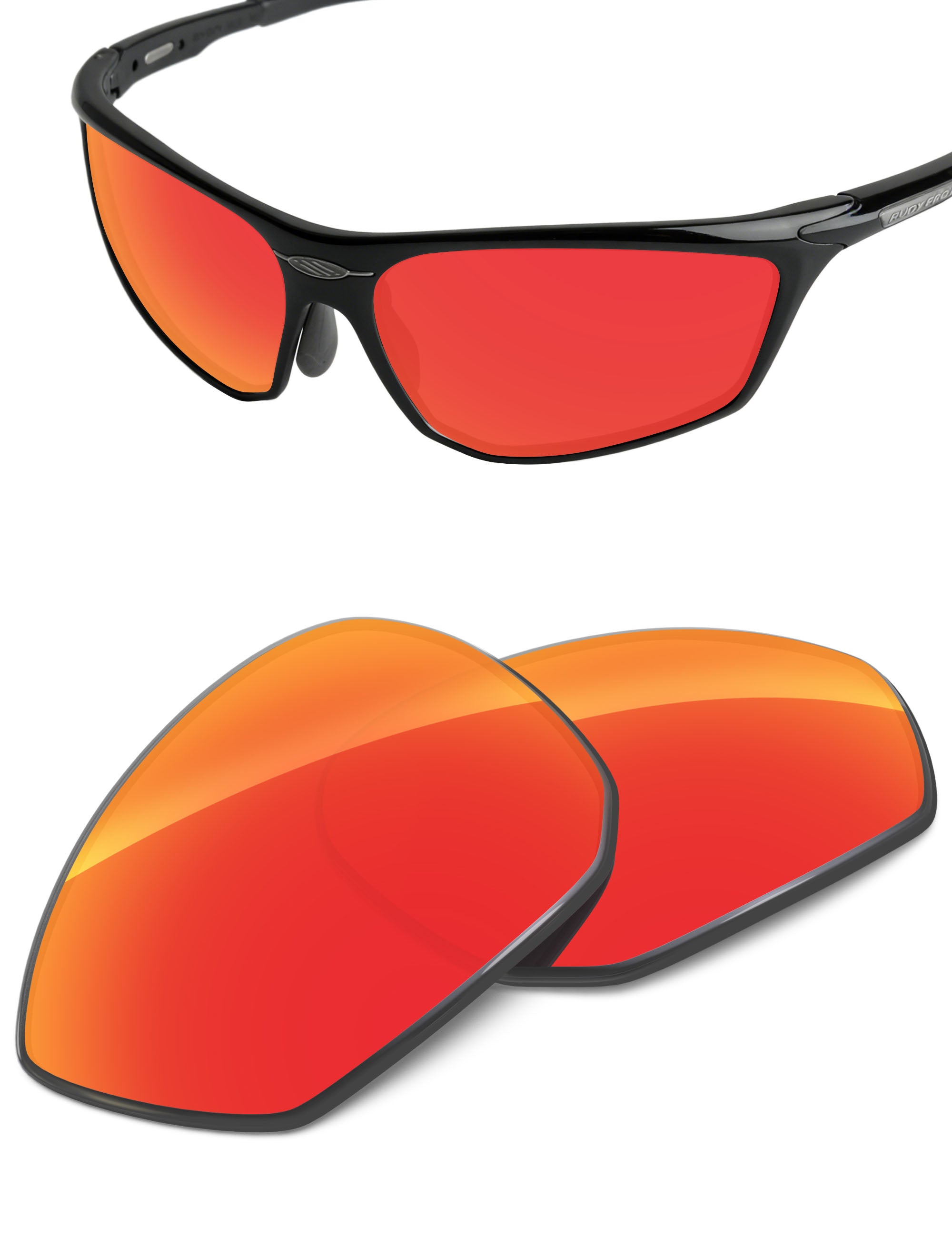 Fire Red FlashMirror™-Non-Polarized