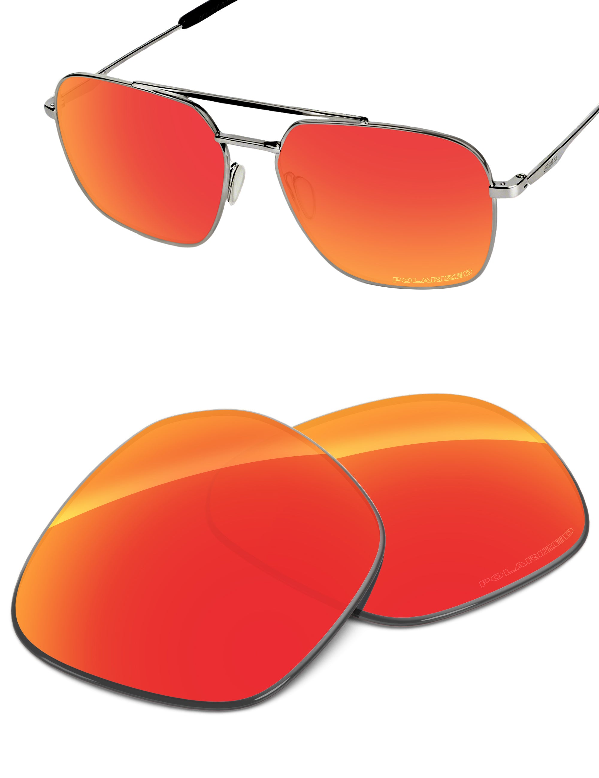 Fire Red FlashMirror™-Polarized