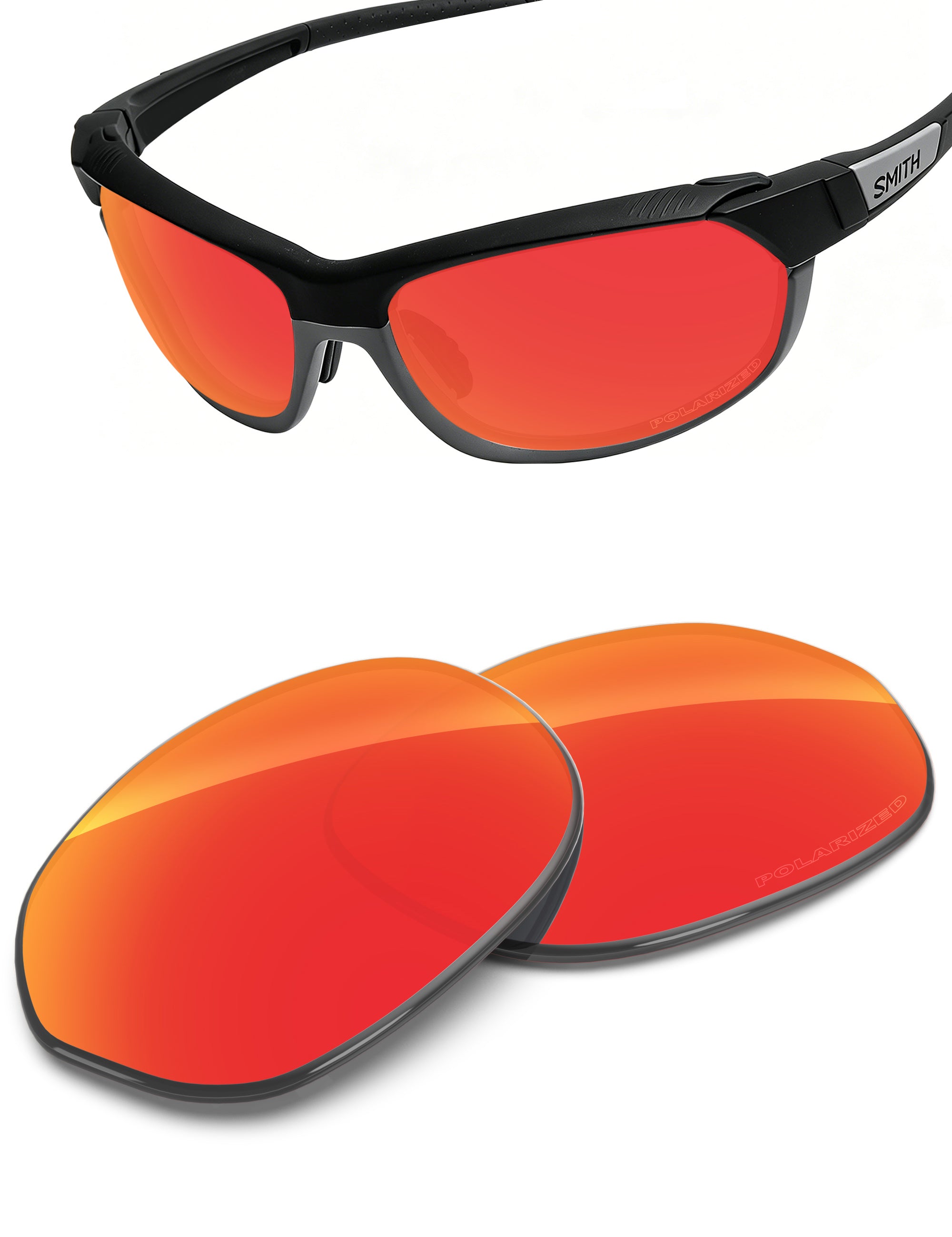 Fire Red FlashMirror™-Polarized