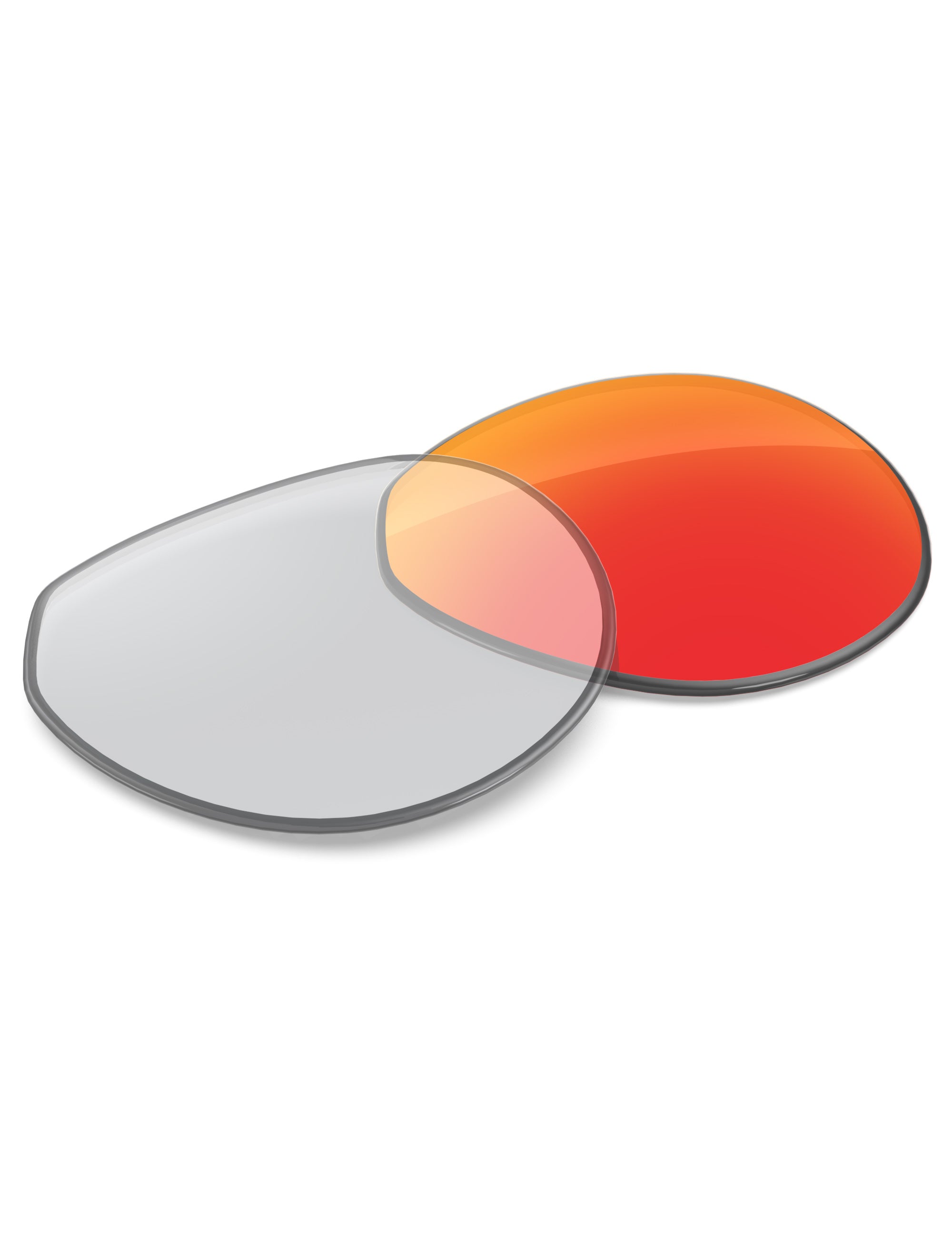 Fire Red FlashMirror™ Photochromic-Non-Polarized