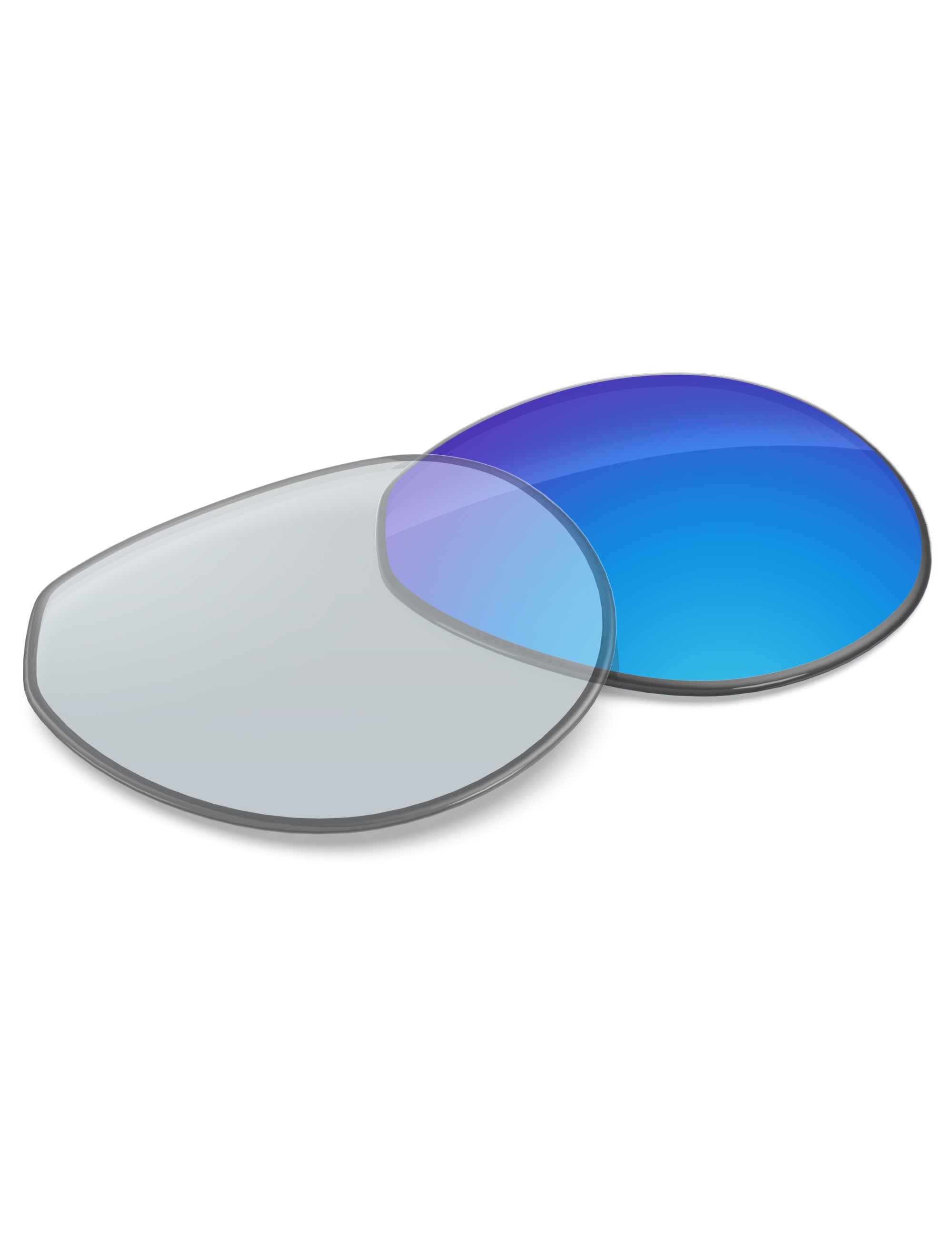Sky Blue FlashMirror™ Photochromic-Non-Polarized