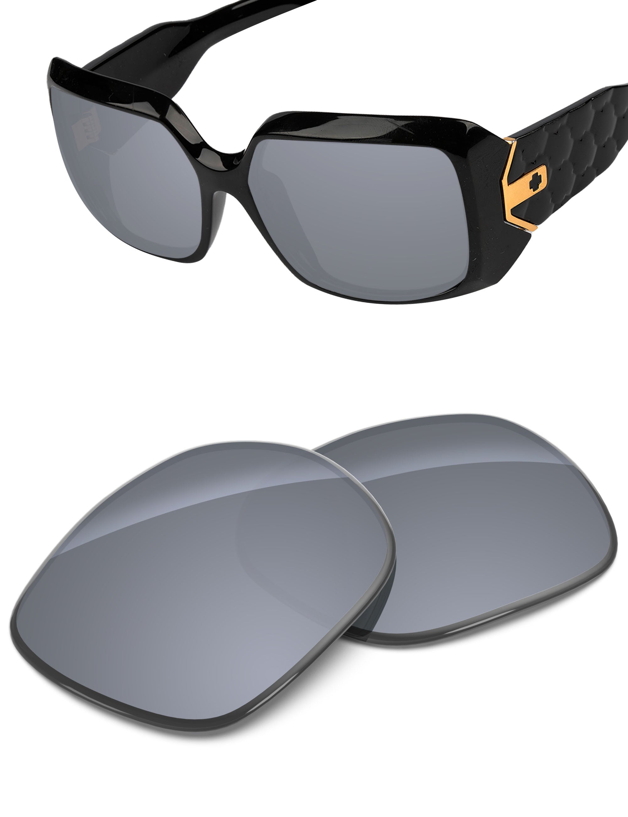 Silver Metallic FlashMirror™-Non-Polarized
