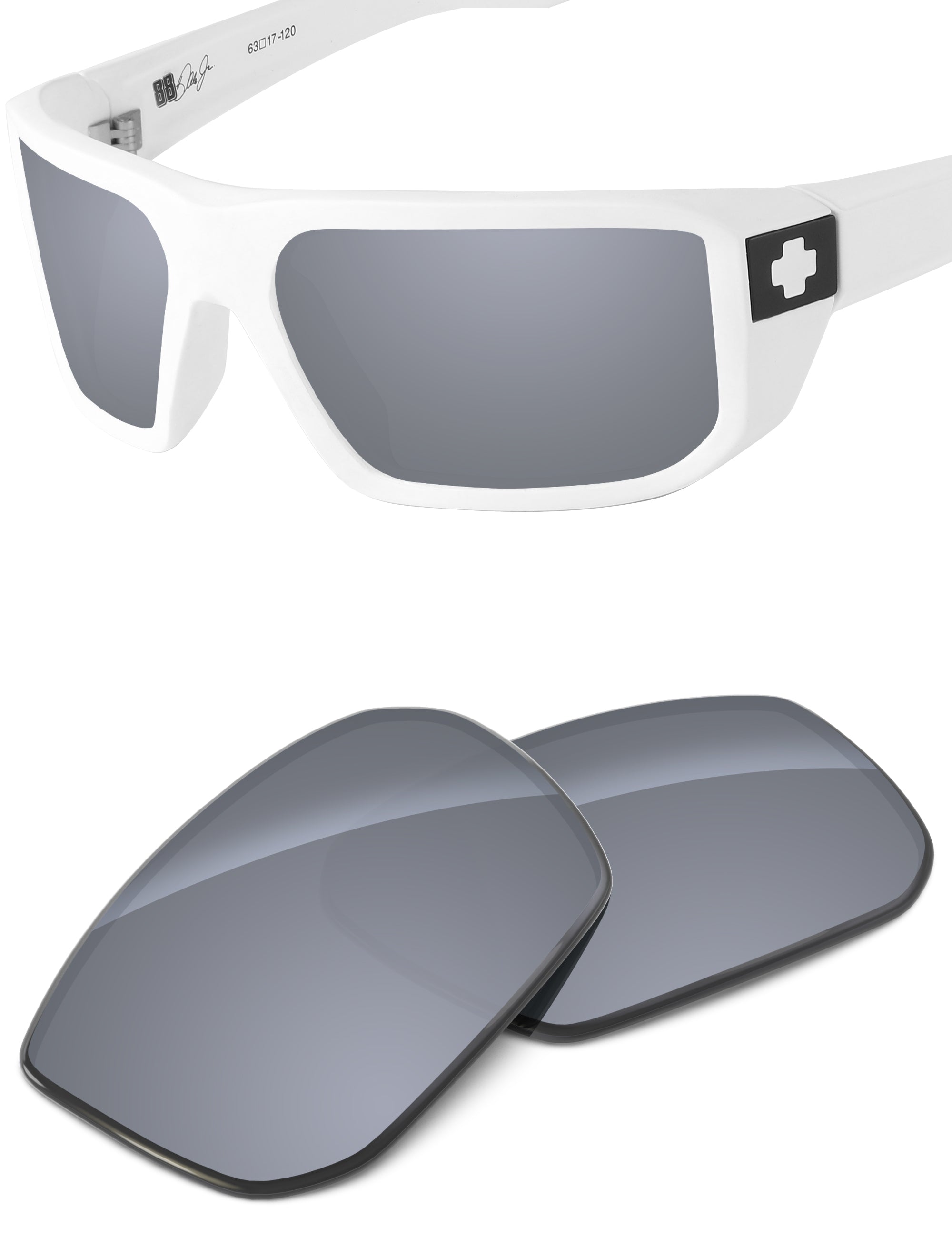 Silver Metallic FlashMirror™-Non-Polarized