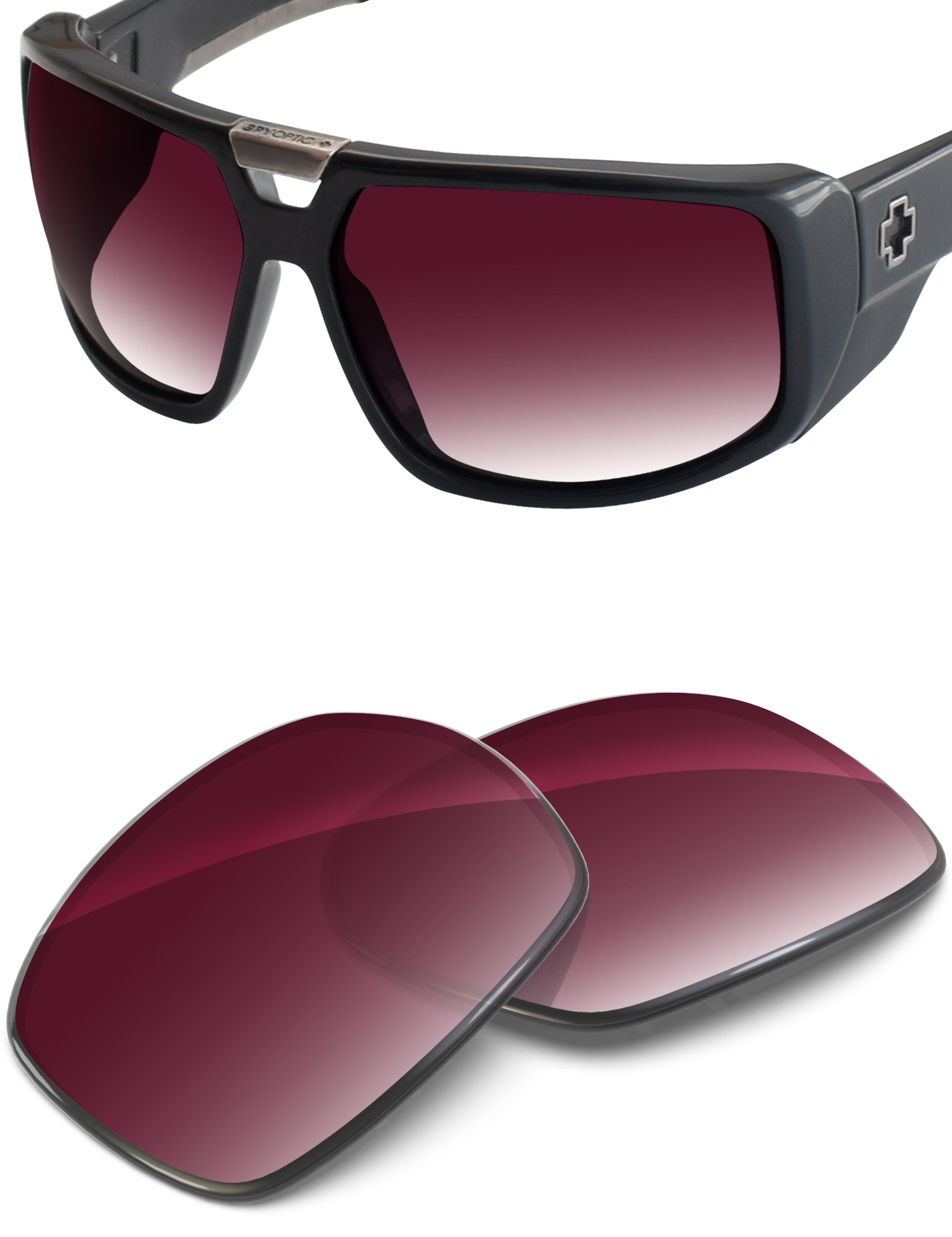 Wine Red Gradient-Non-Polarized