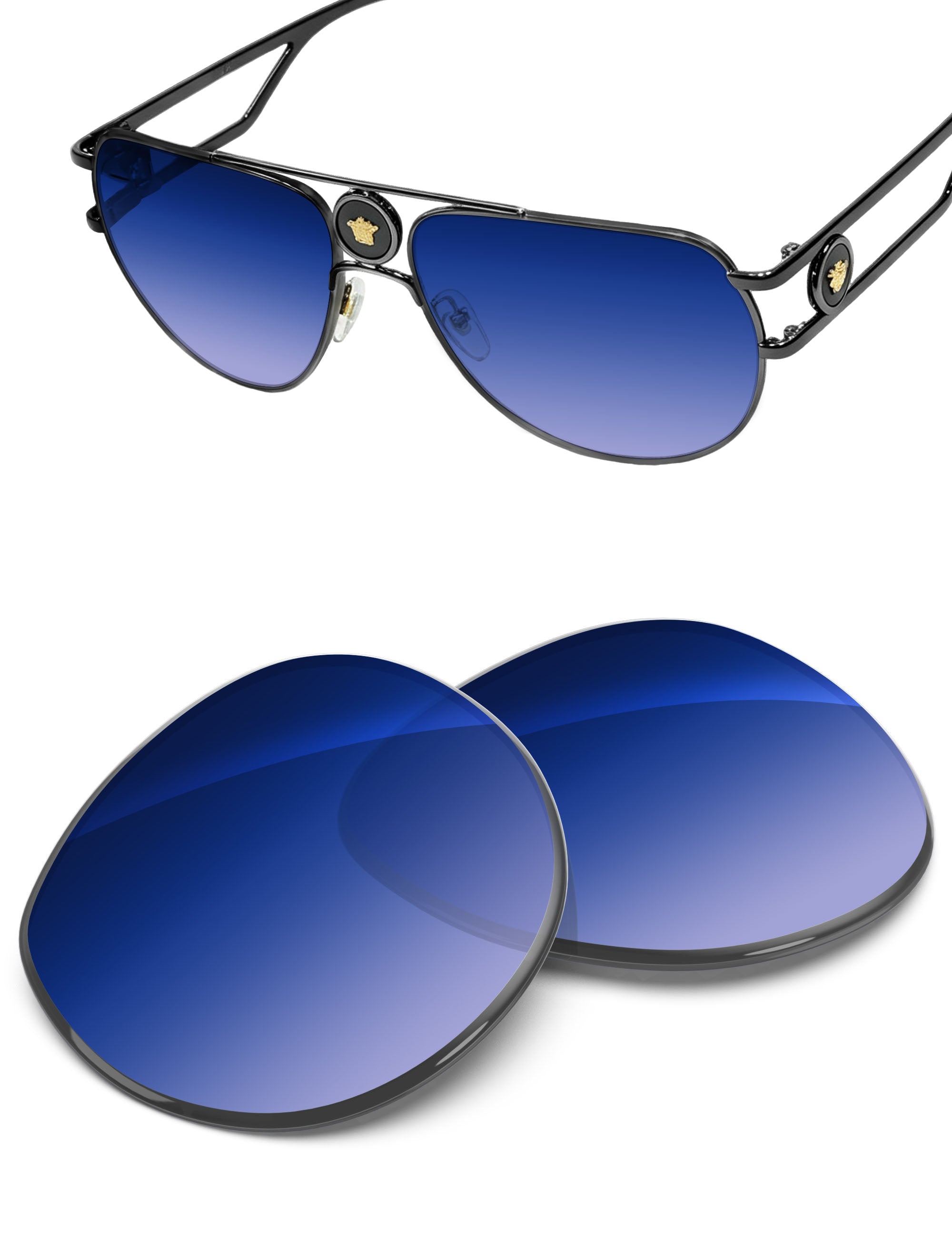 Aqua Blue Gradient-Non-Polarized
