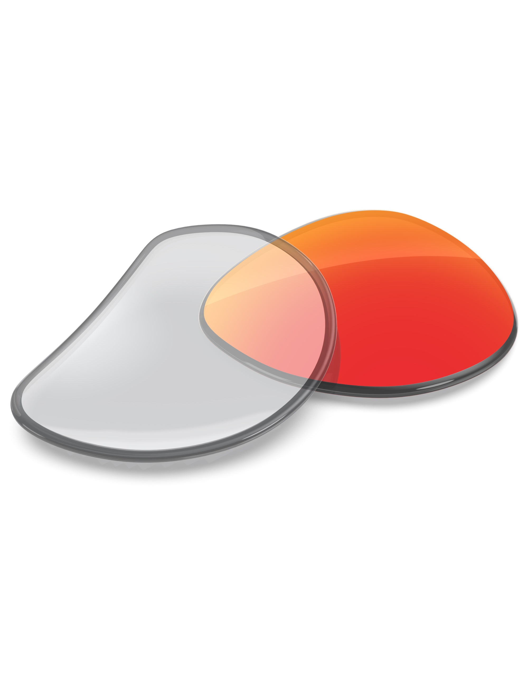 Fire Red FlashMirror™ Photochromic-Non-Polarized