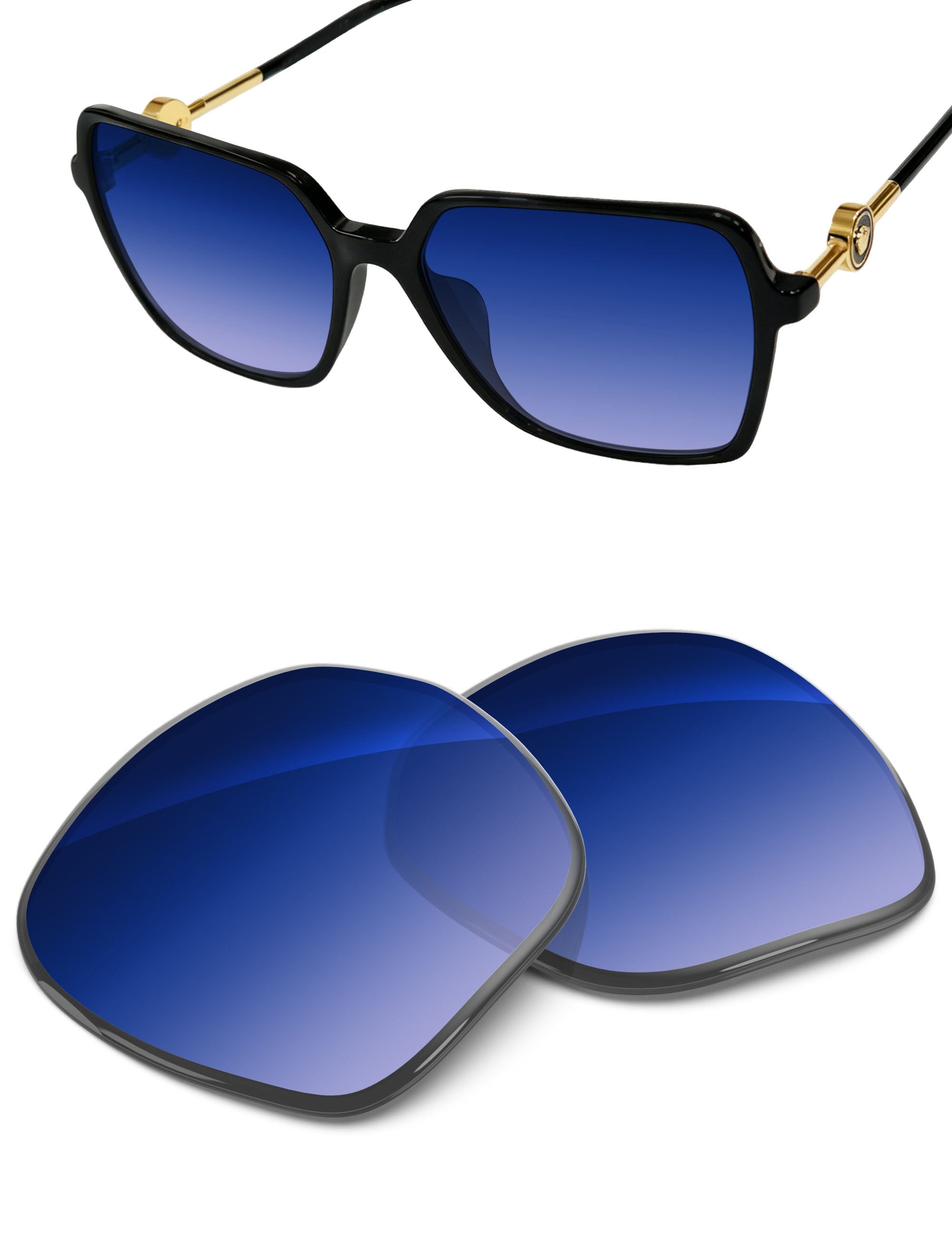 Aqua Blue Gradient-Non-Polarized