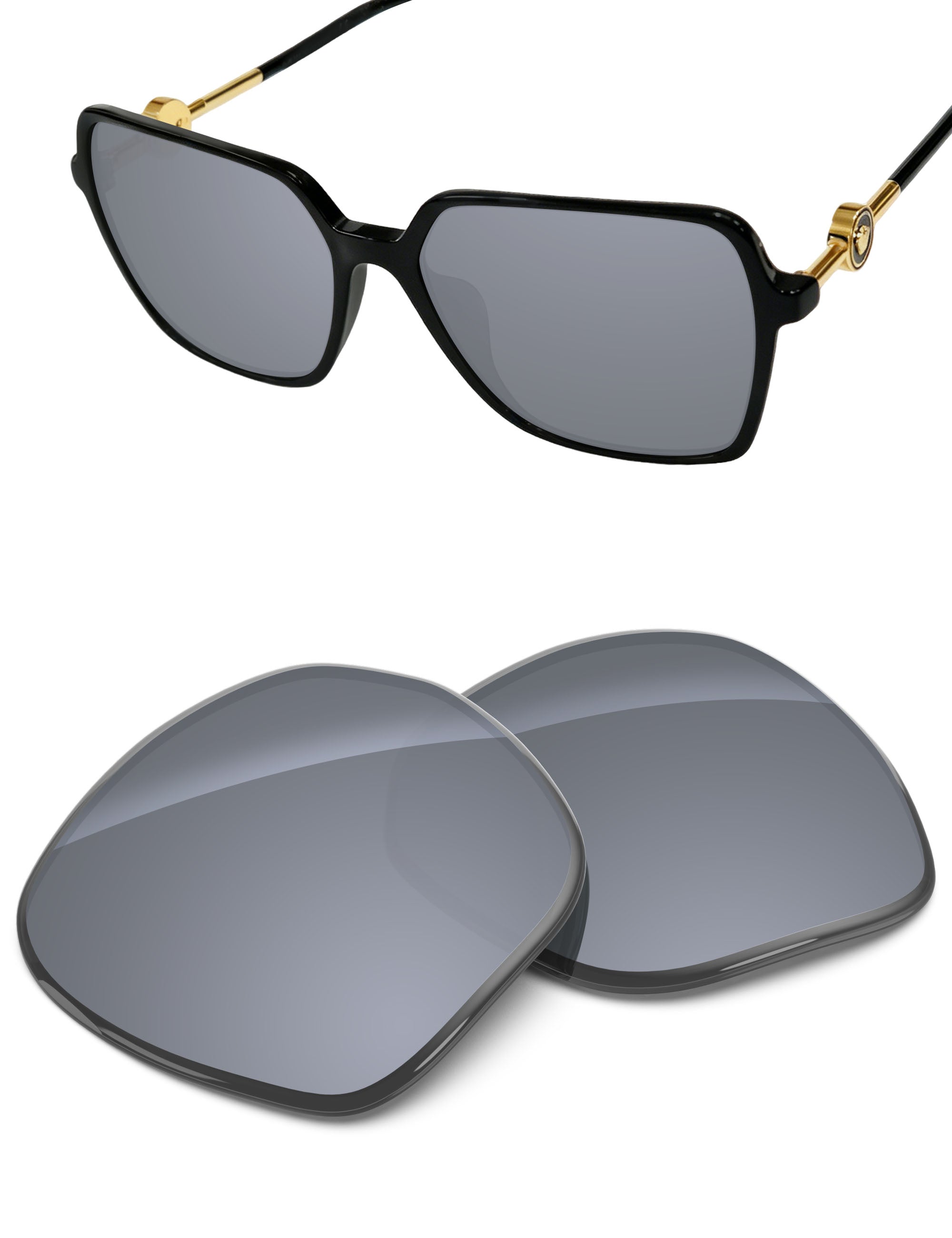 Silver Metallic FlashMirror™-Non-Polarized