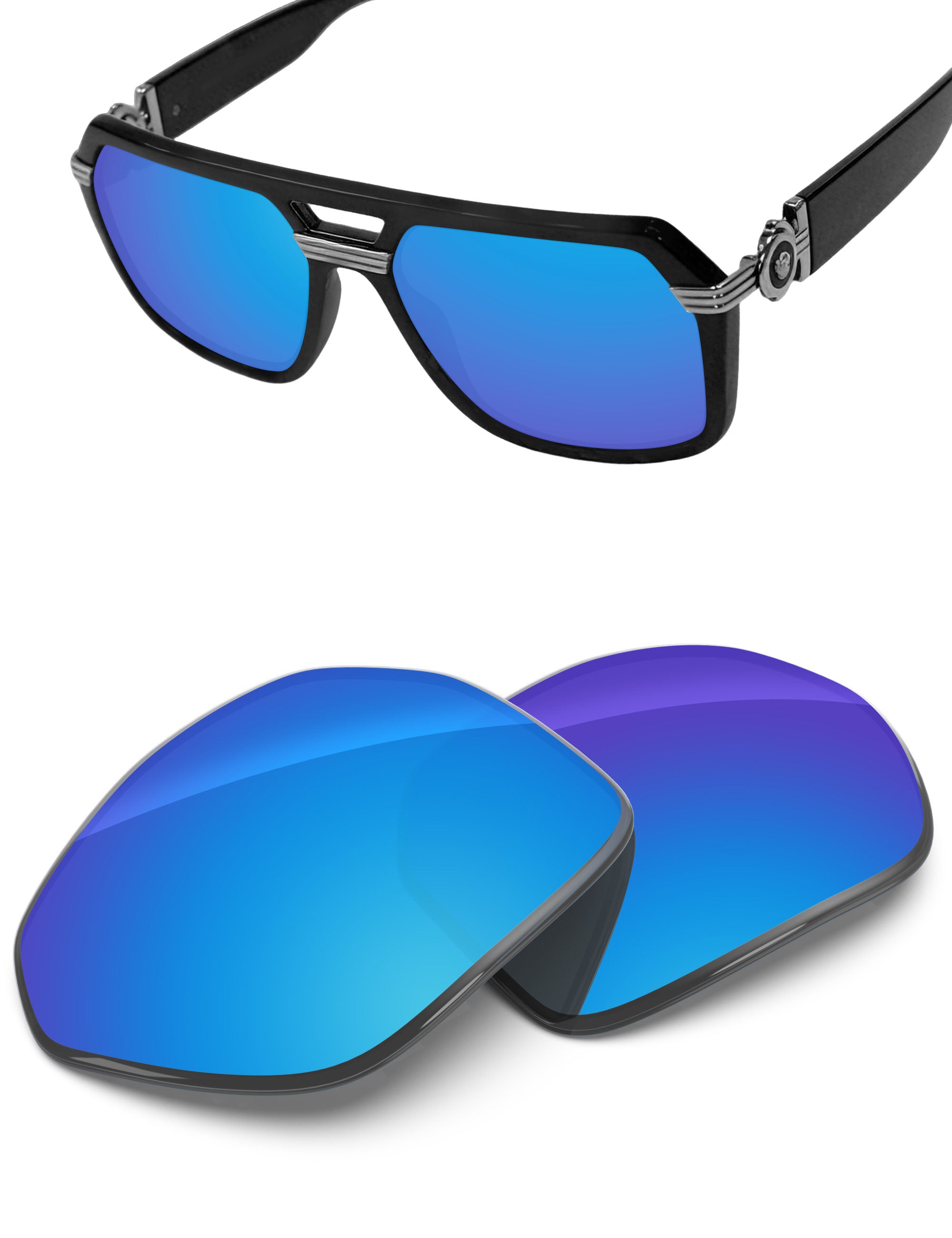 Sky Blue FlashMirror™-Non-Polarized