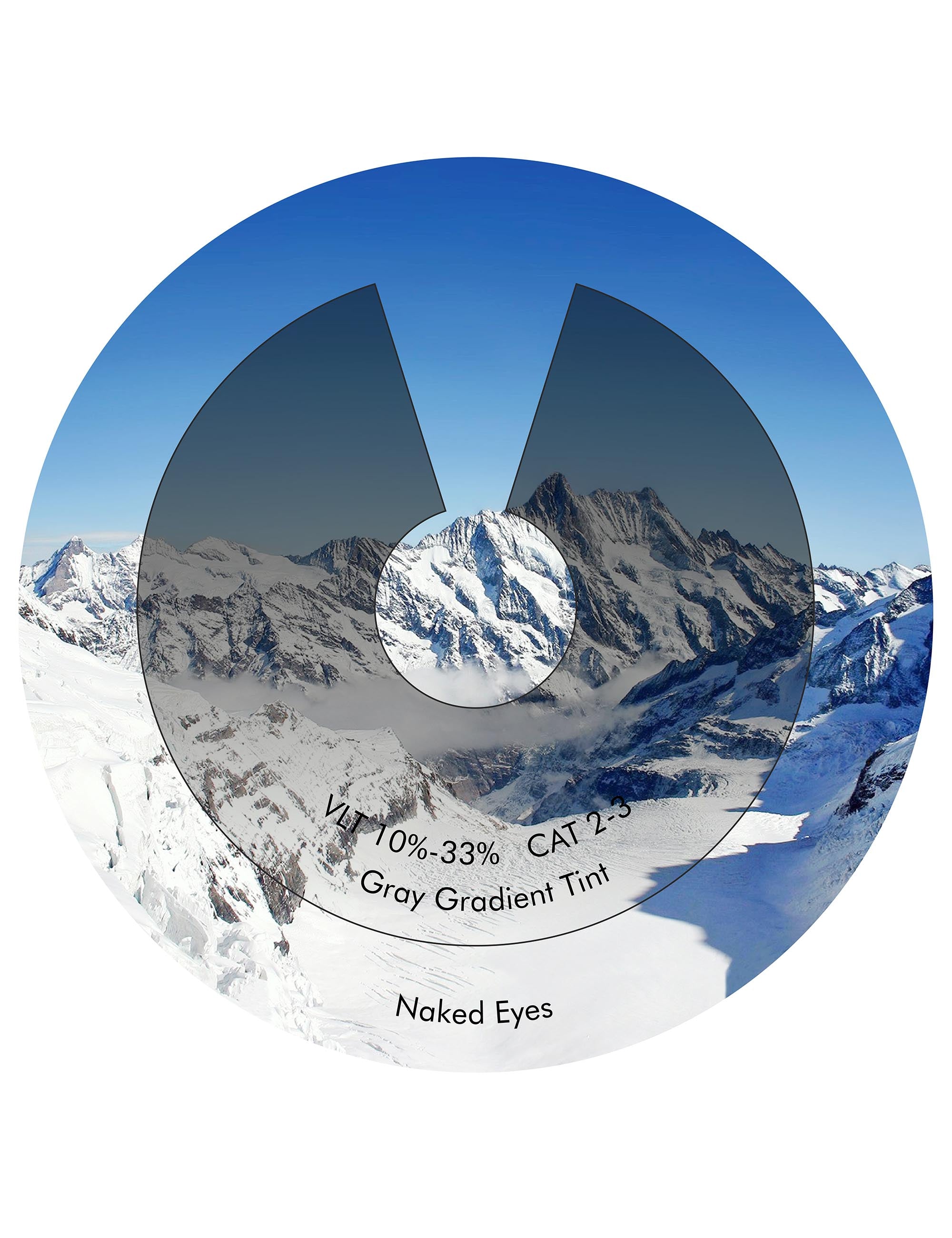 Gray Gradient-Non-Polarized