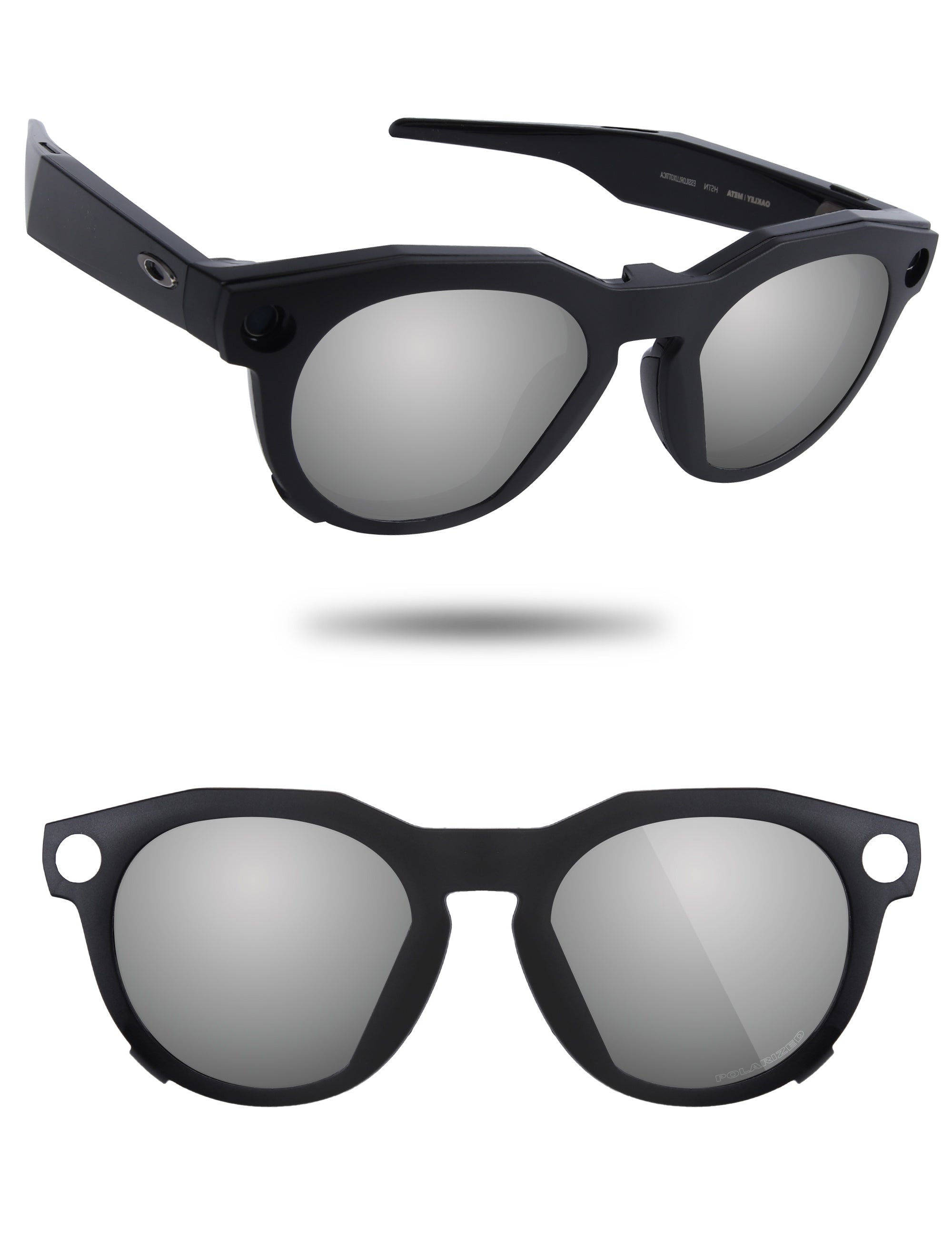 Silver Metallic FlashMirror™-Black